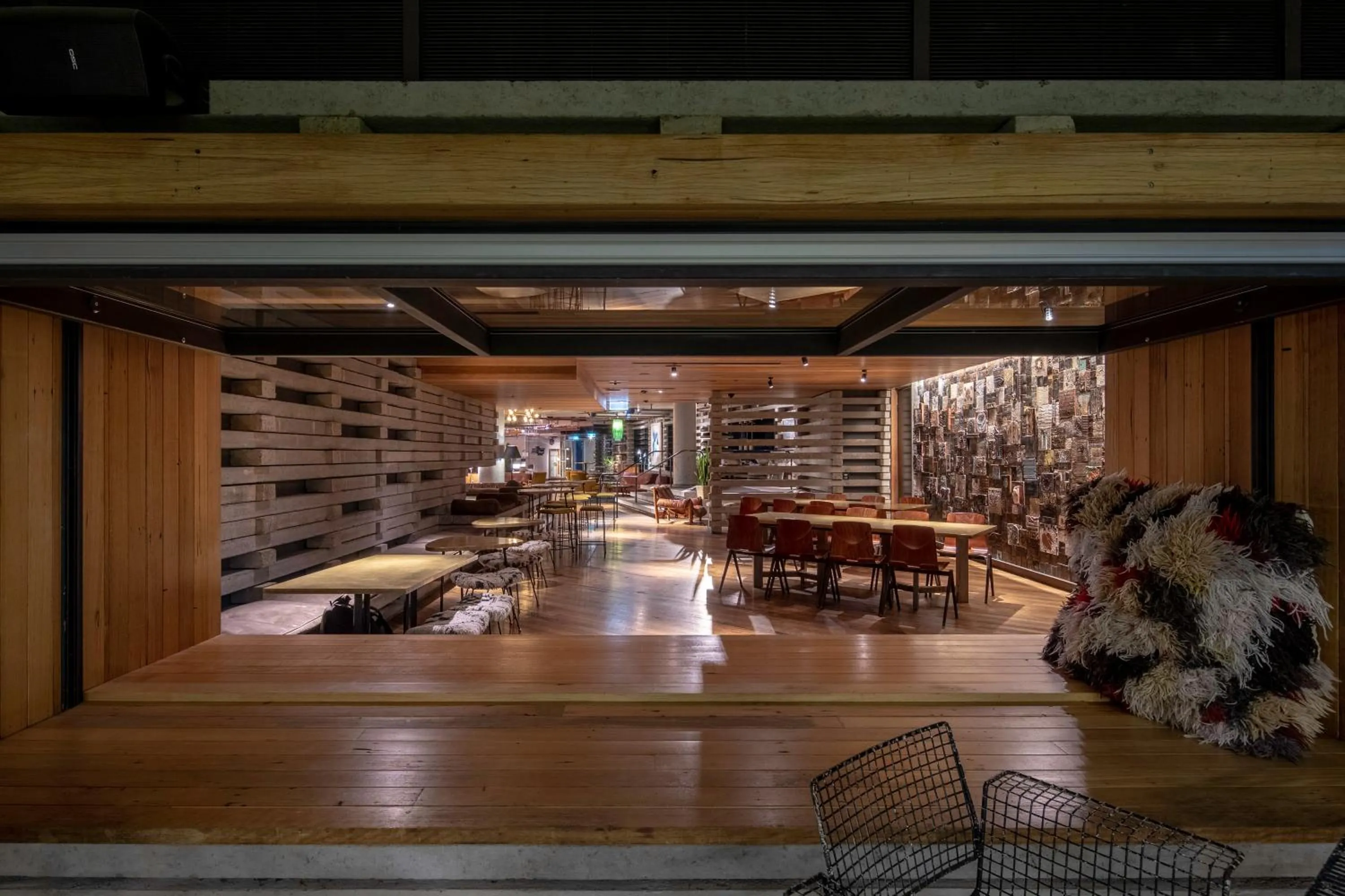 Lounge or bar in Ovolo Canberra, a Wyndham Hotel