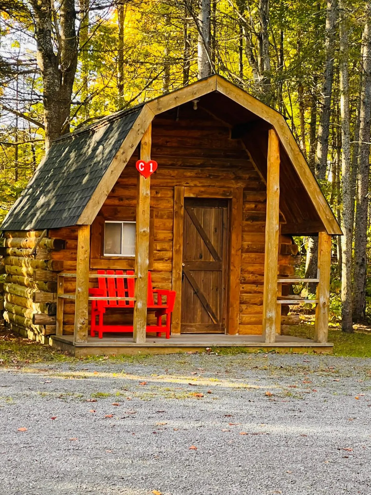 bunk bed in Glenview Cottages