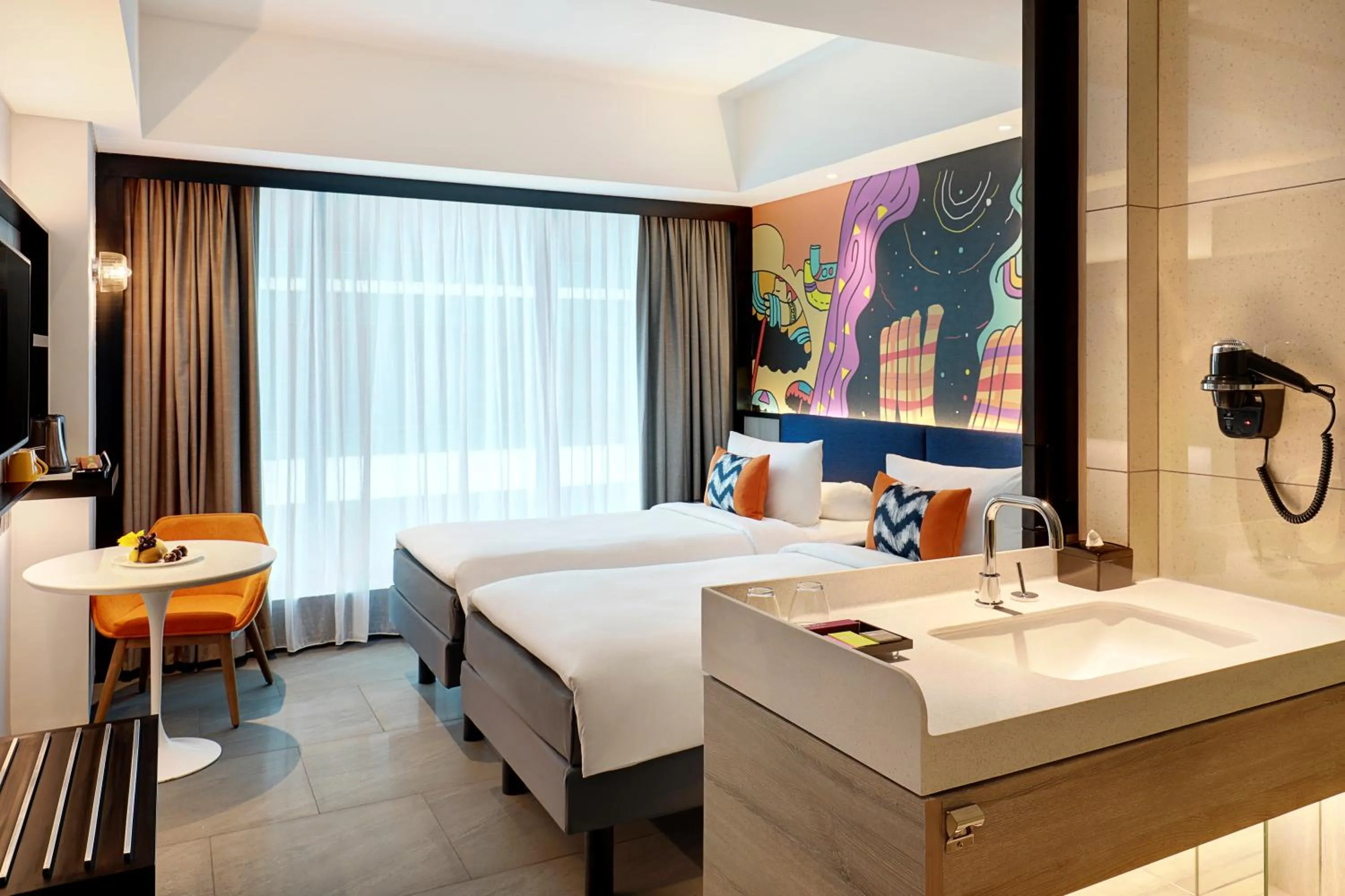 Bathroom, Bed in ibis Styles Jakarta Tanah Abang