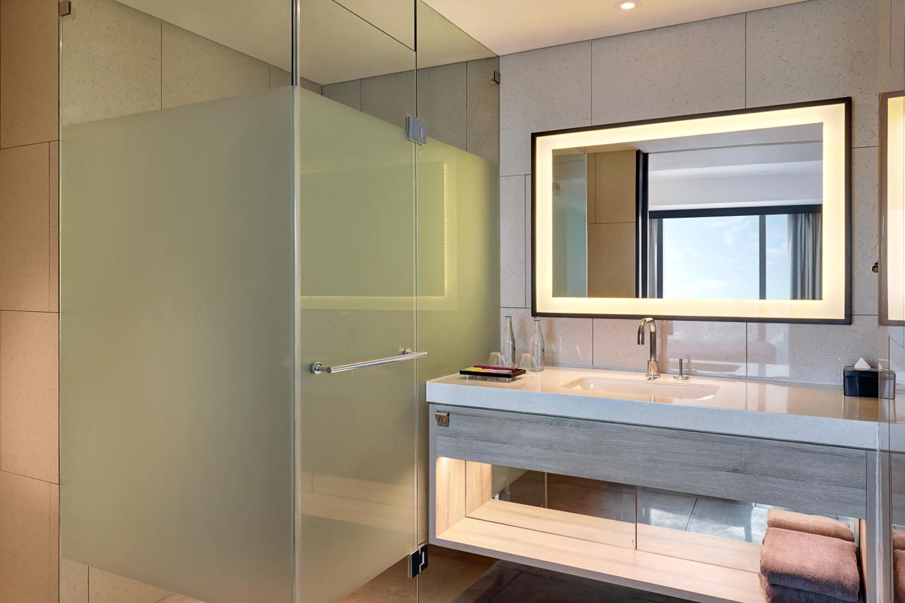 Bathroom in ibis Styles Jakarta Tanah Abang