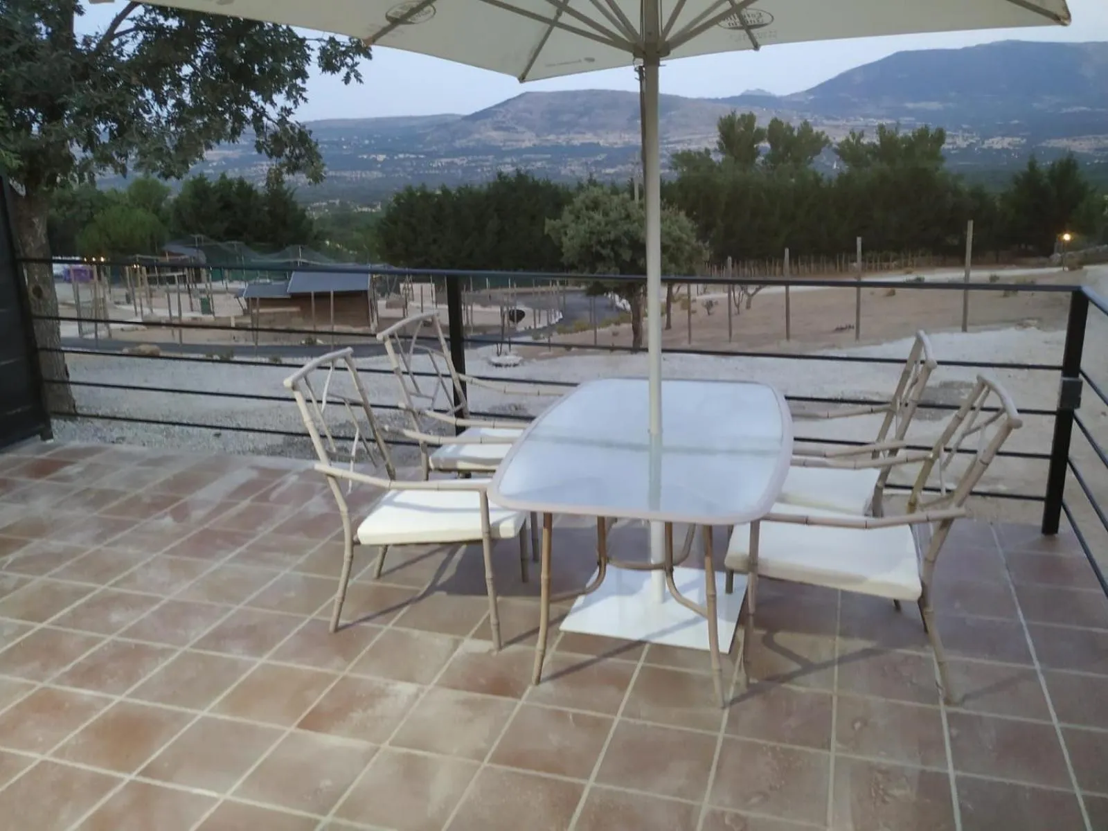 Balcony/Terrace in Posada Rural SPA Granja LA TEJERA de Lozoya