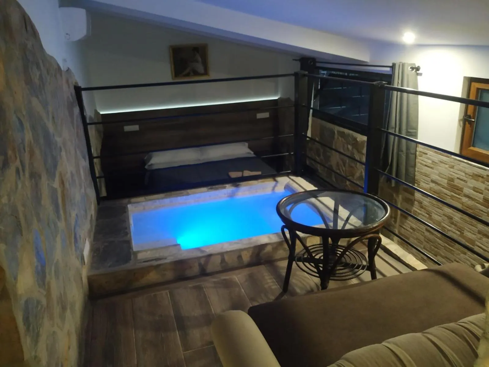 Living room in Posada Rural SPA Granja LA TEJERA de Lozoya