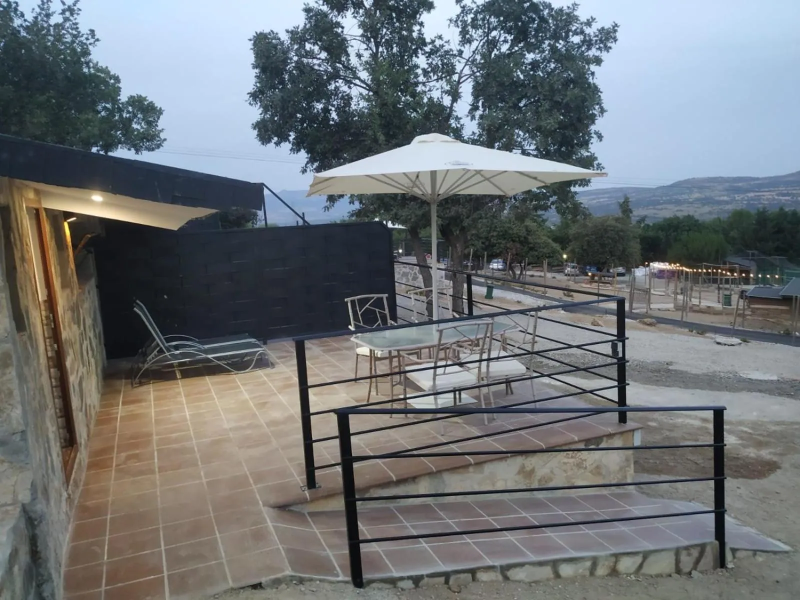 Balcony/Terrace in Posada Rural SPA Granja LA TEJERA de Lozoya