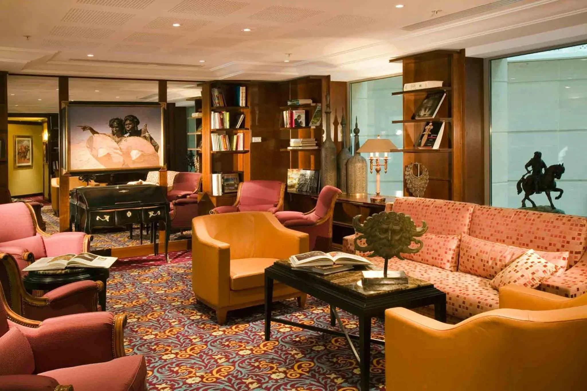Library in Royal Hotel Oran - MGallery Collection