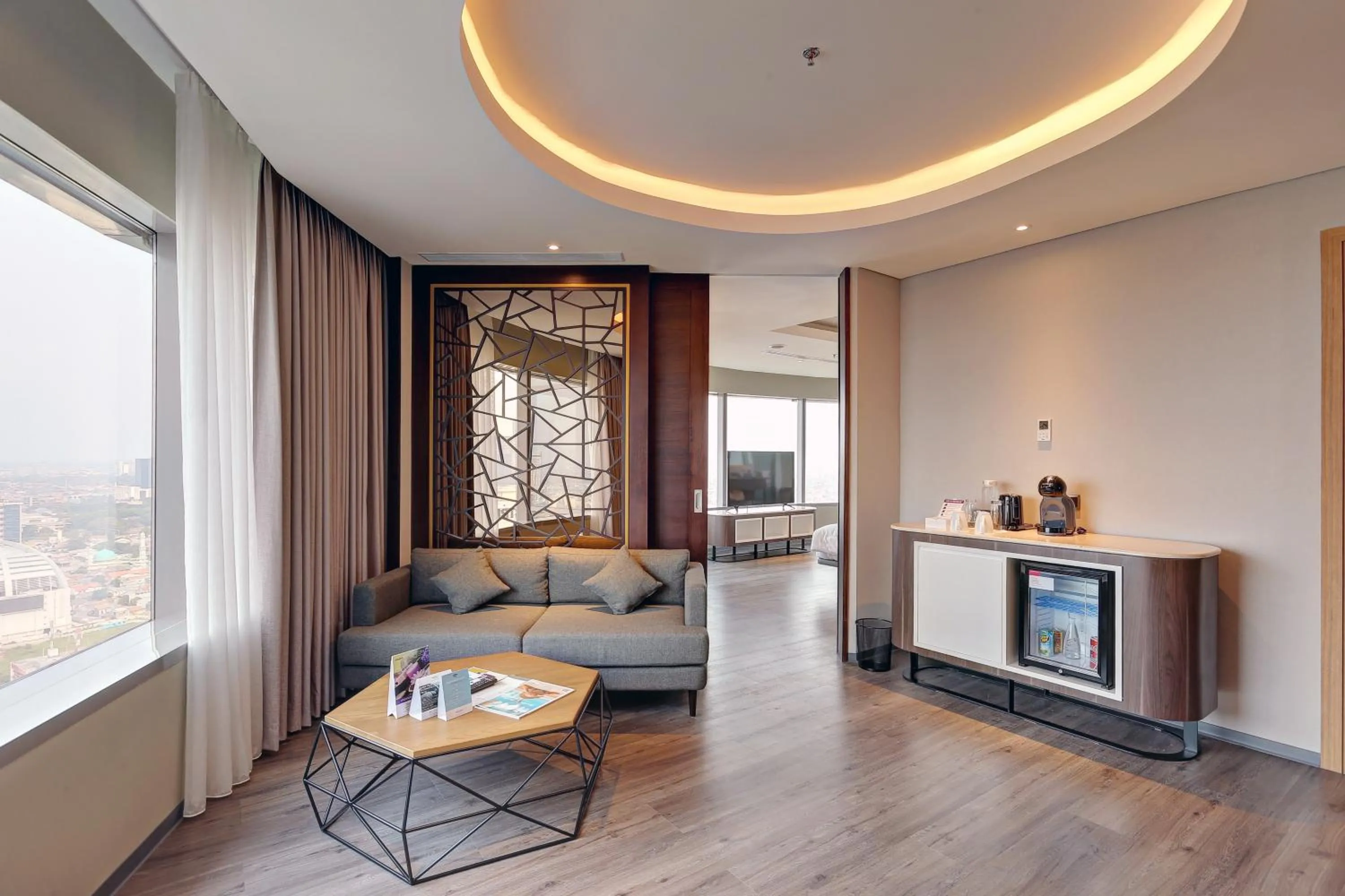 Living room in Mercure Jakarta Gatot Subroto