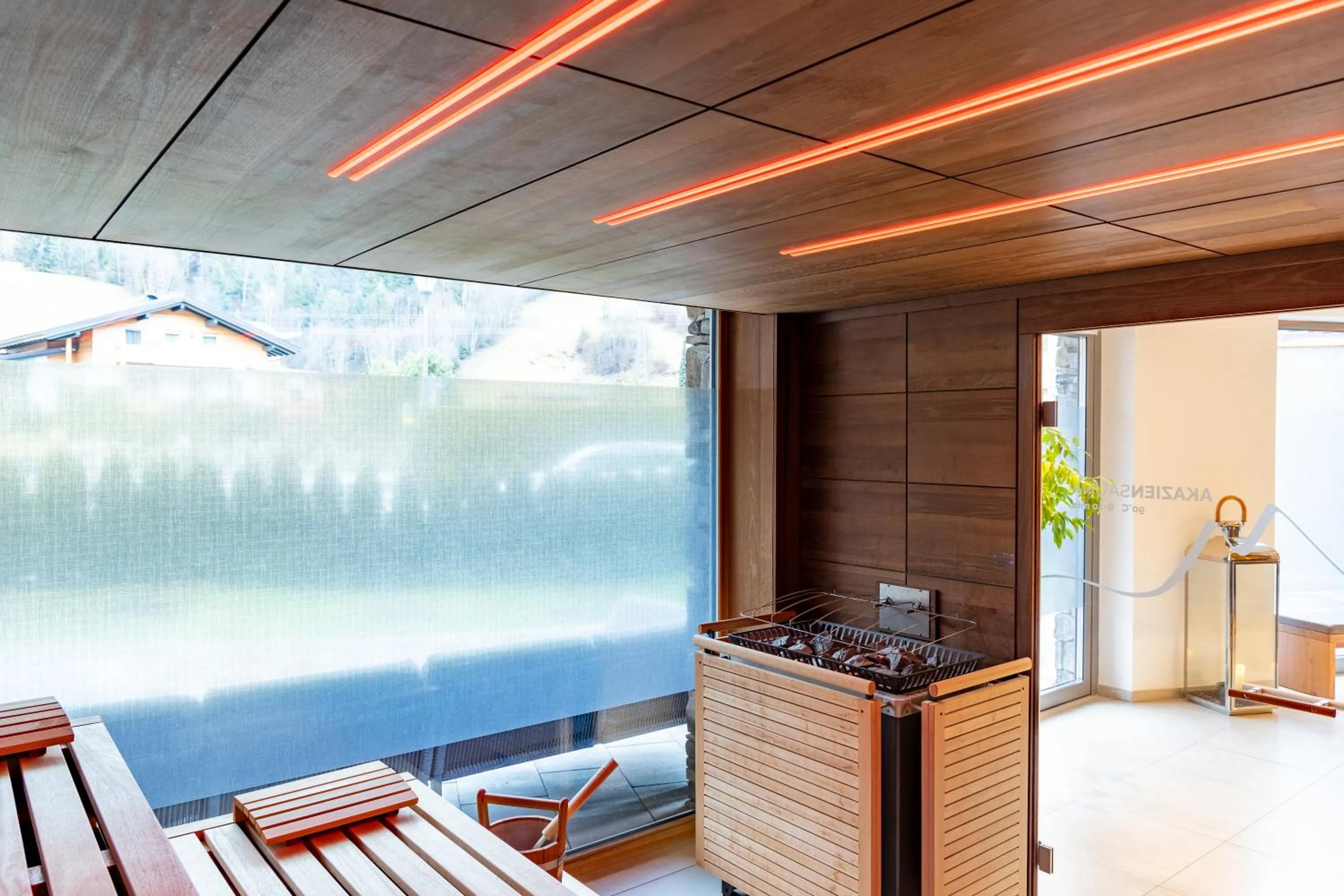 Sauna in Mountain Hotel Luis