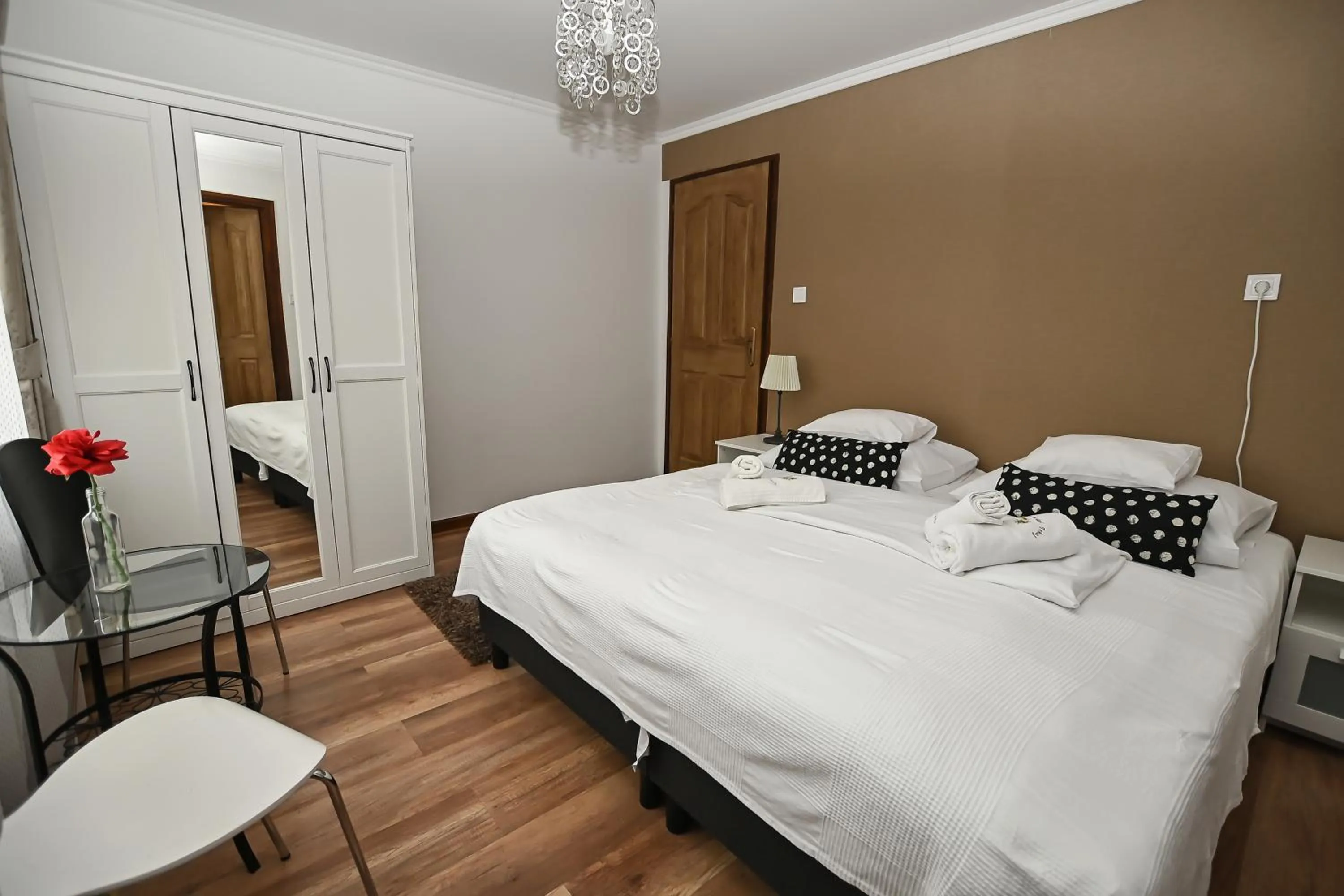 Bed in Vaskó Panzió Borpince