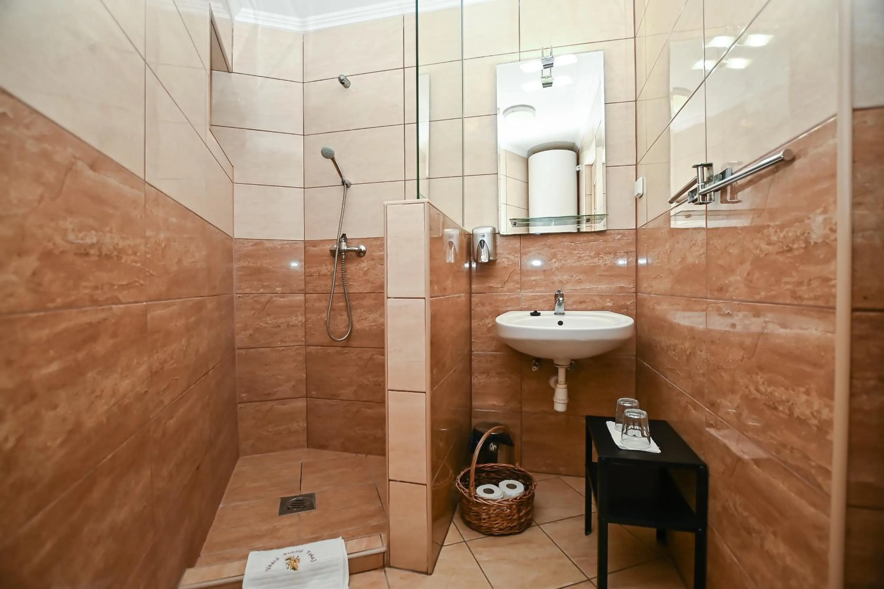 Bathroom in Vaskó Panzió Borpince