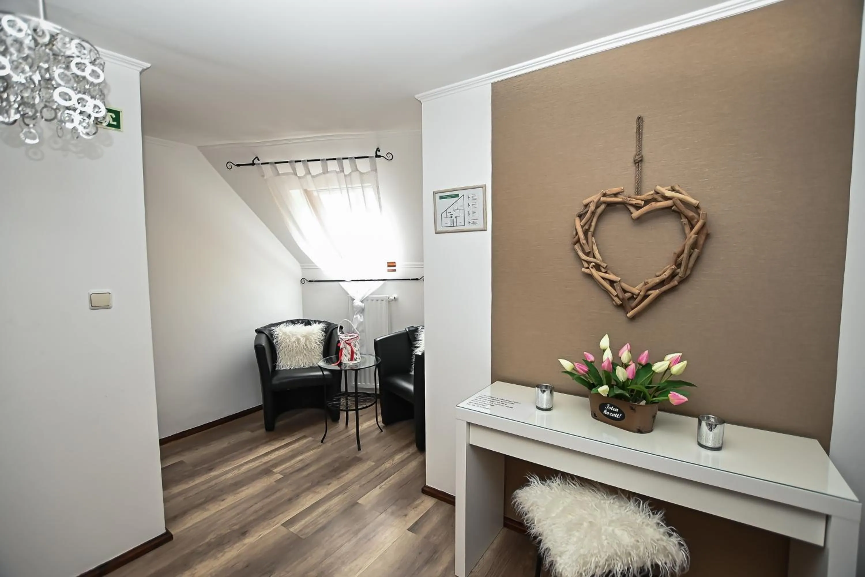 Living room in Vaskó Panzió Borpince