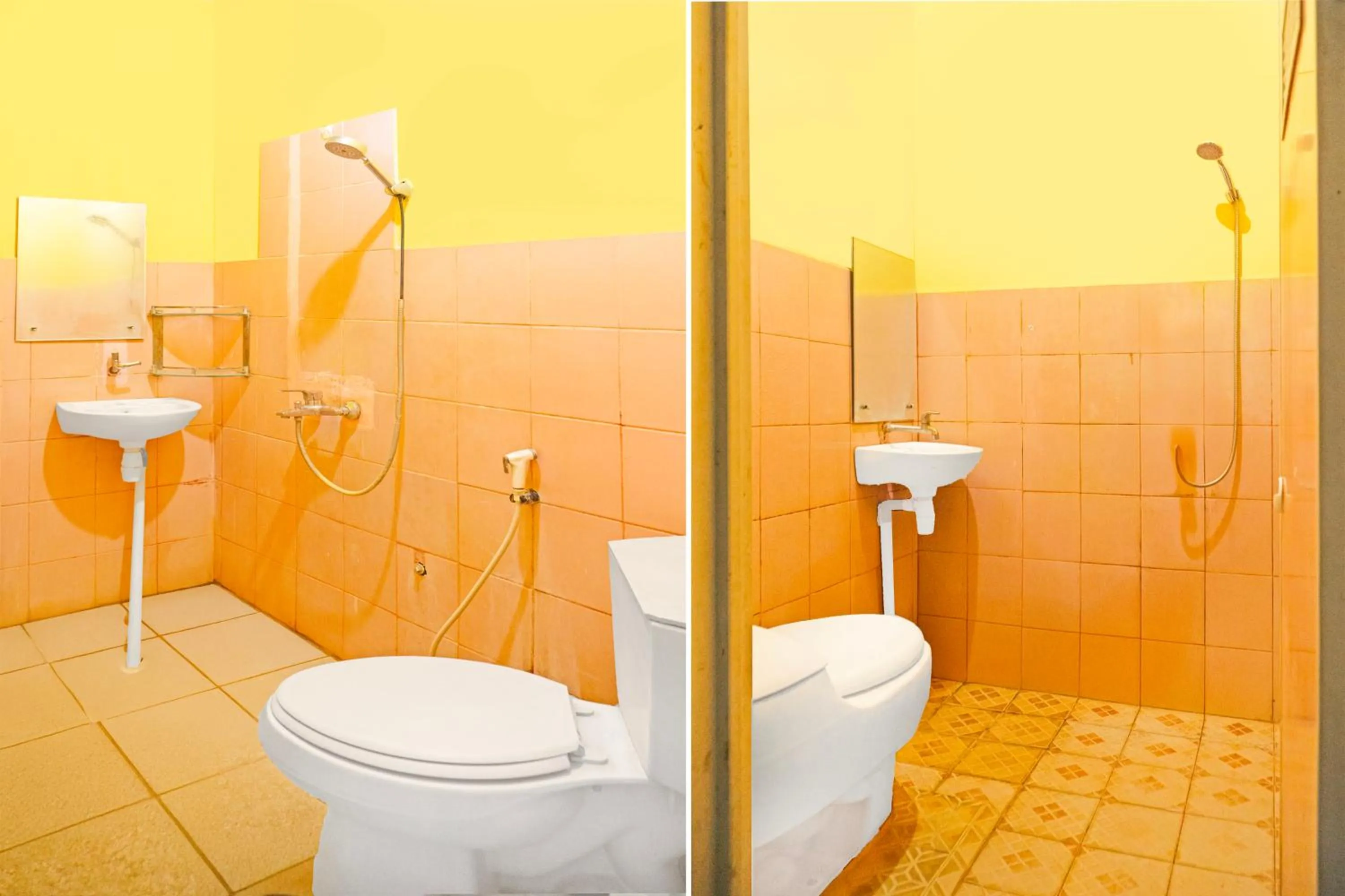 Bathroom in Hotel O Bandar Lampung Near Teropong Kota Bukit Cindy Formerly Divka Residence