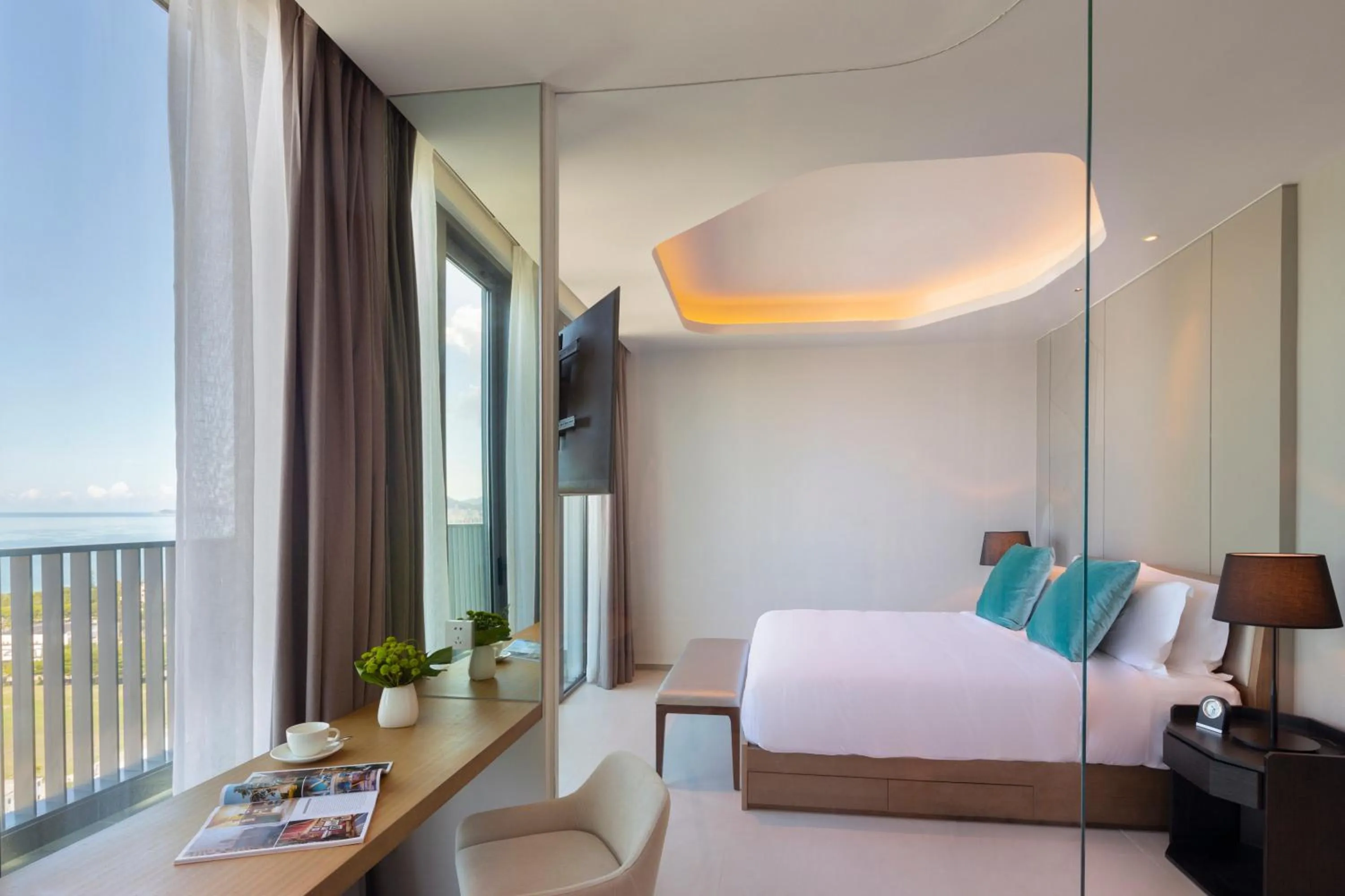 Photo of the whole room, Bed in Oakwood Apartments Sanya