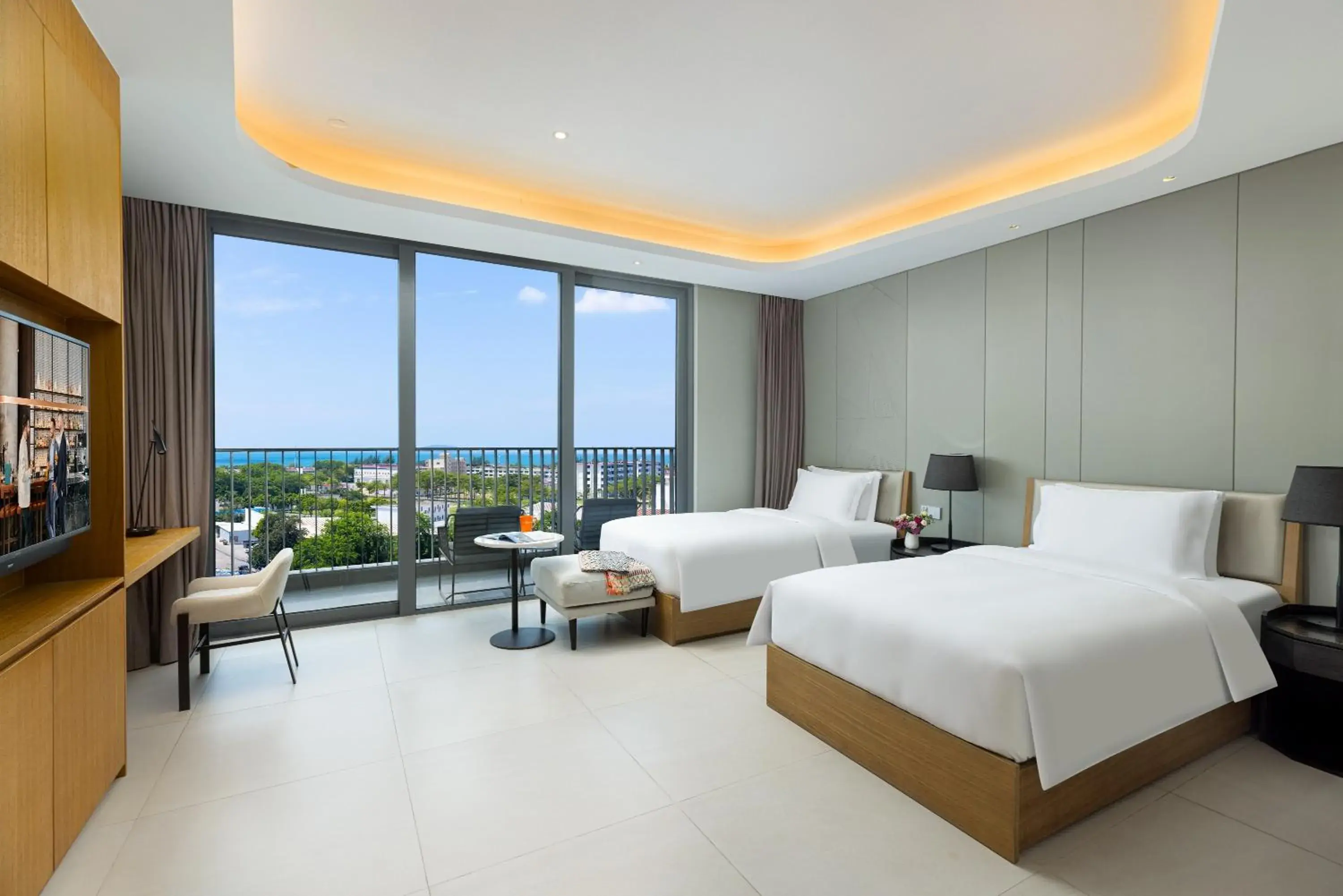 Studio Superior Ocean View twin in Oakwood Apartments Sanya Studio Superior Ocean View twin in Oakwood Apartments Sanya