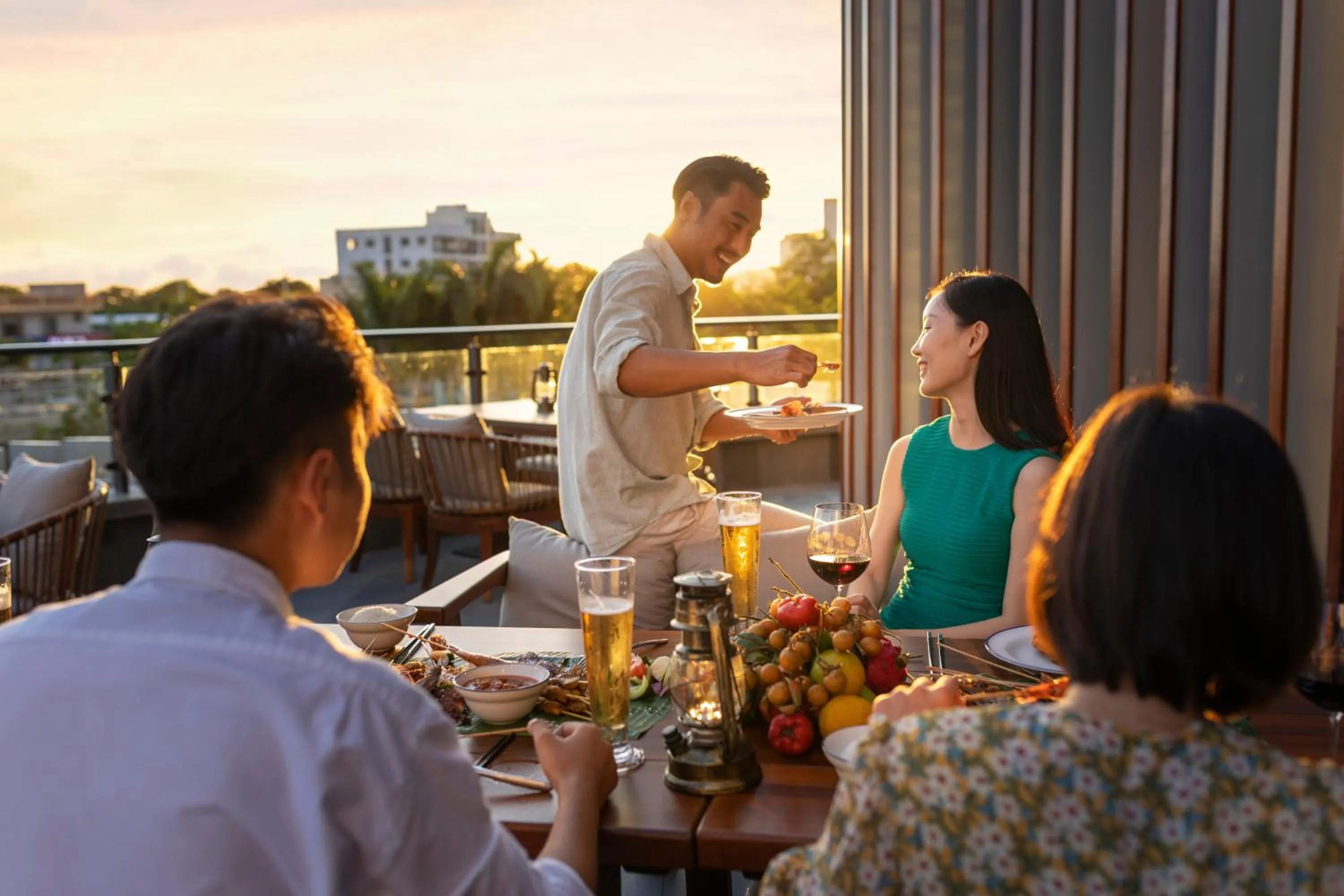Breakfast in Oakwood Apartments Sanya