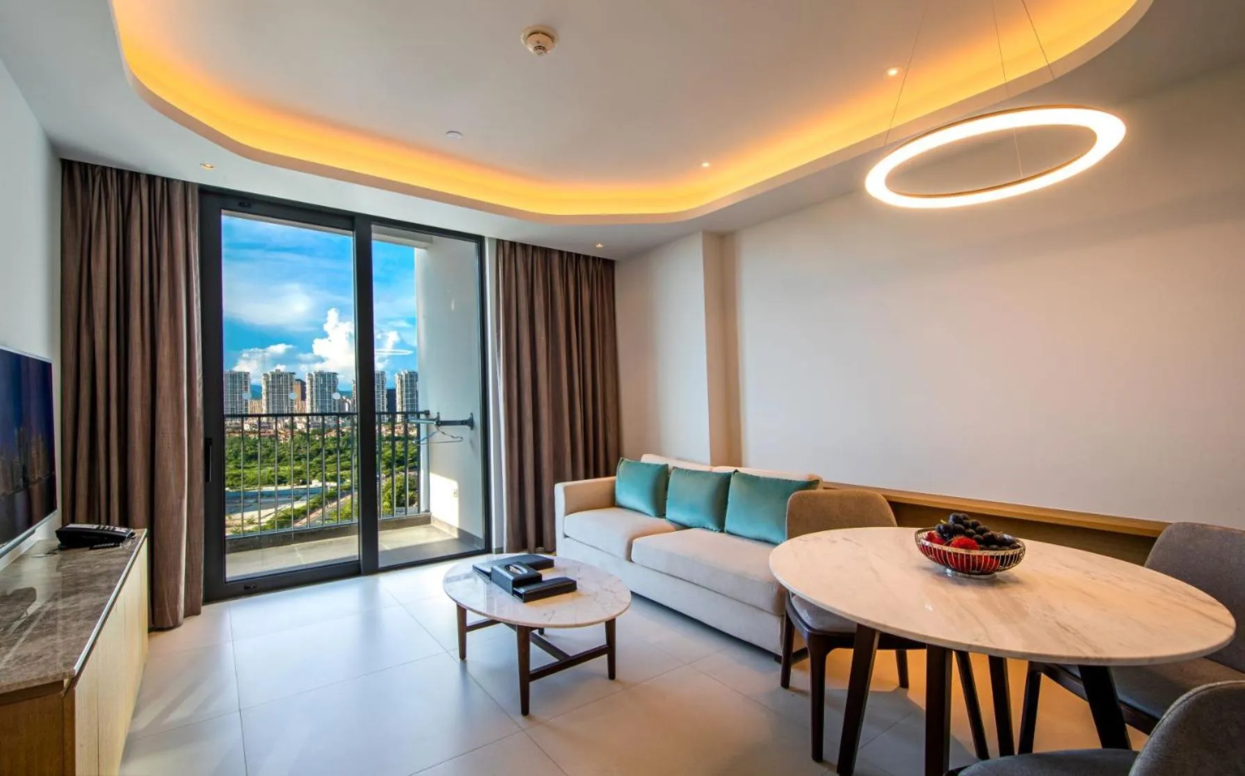 Living room in Oakwood Apartments Sanya