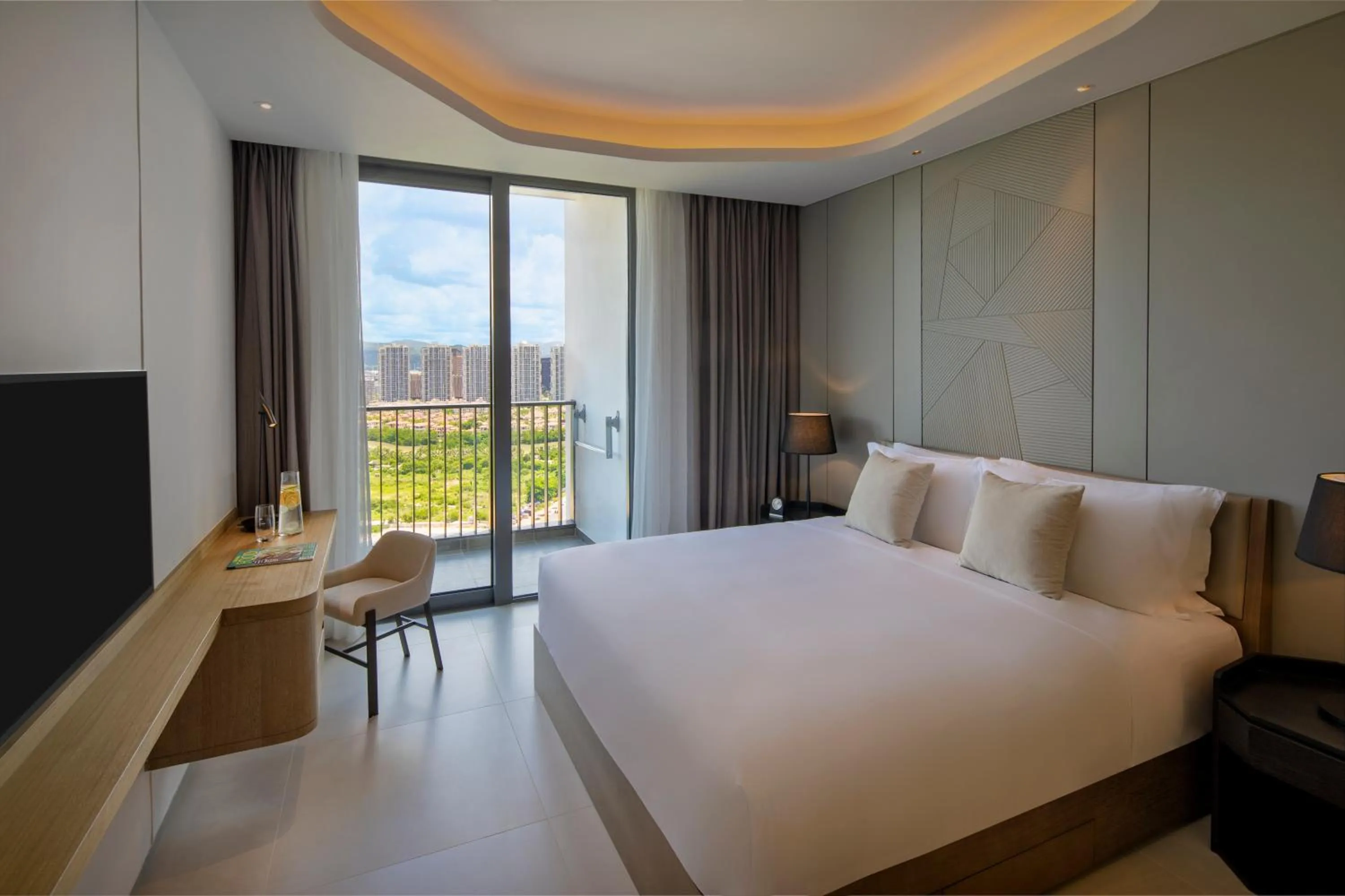 Bed in Oakwood Apartments Sanya