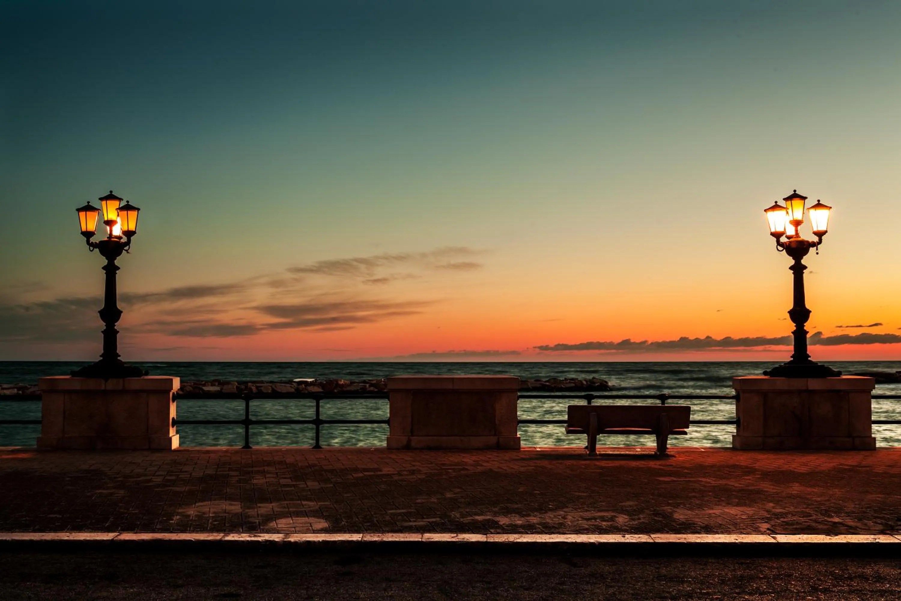 Sunset in TRAVEL STATION Bedandbreakfast