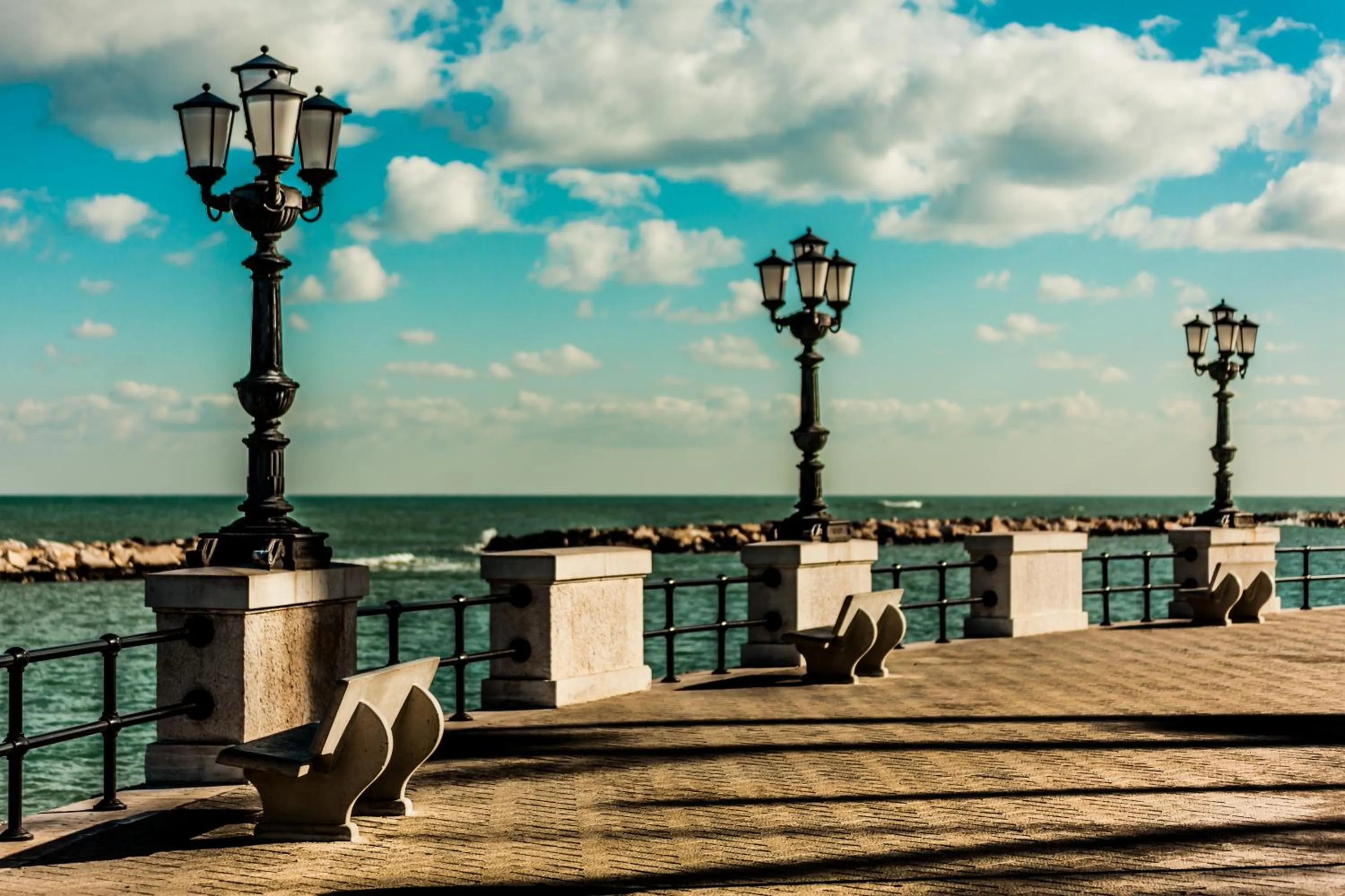 Sea view in TRAVEL STATION Bedandbreakfast