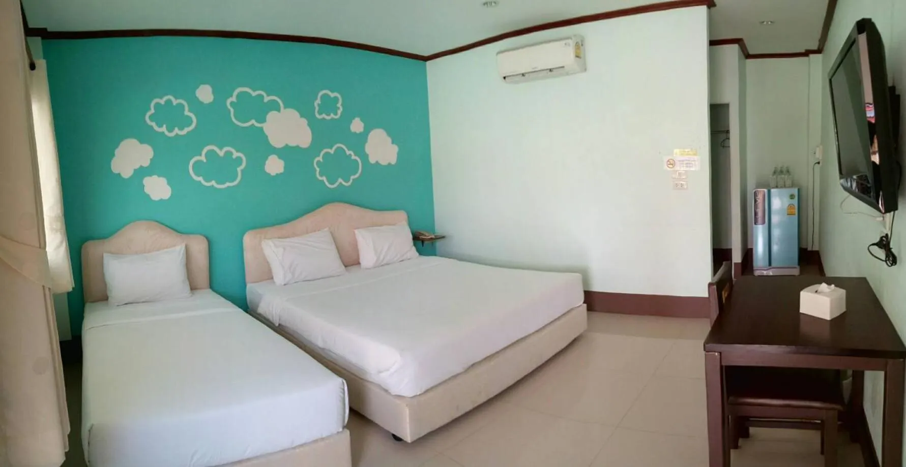 Bed in A Nice Resort