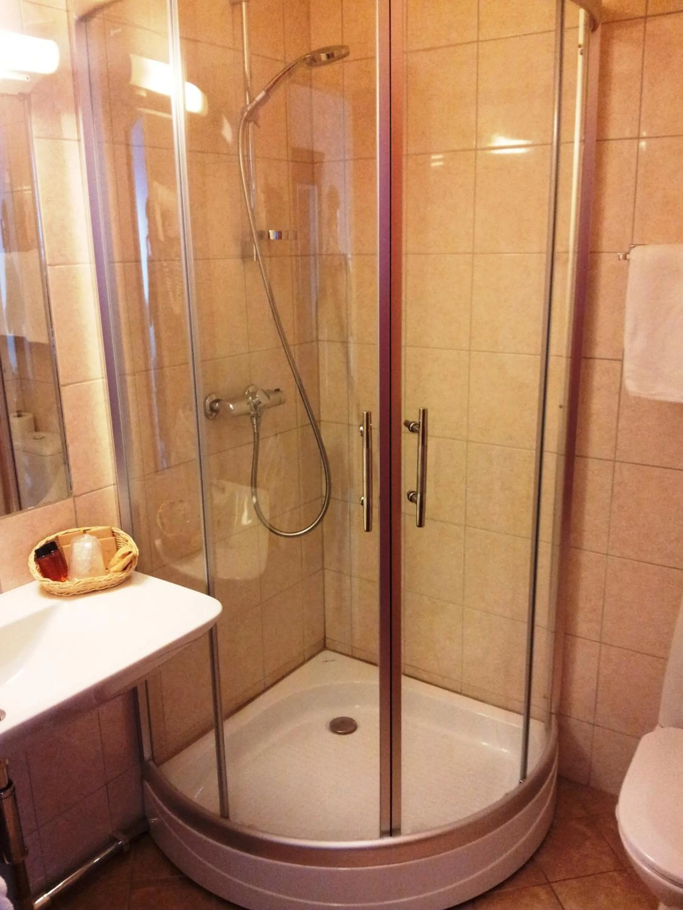 Shower in Motell Nor-Kro