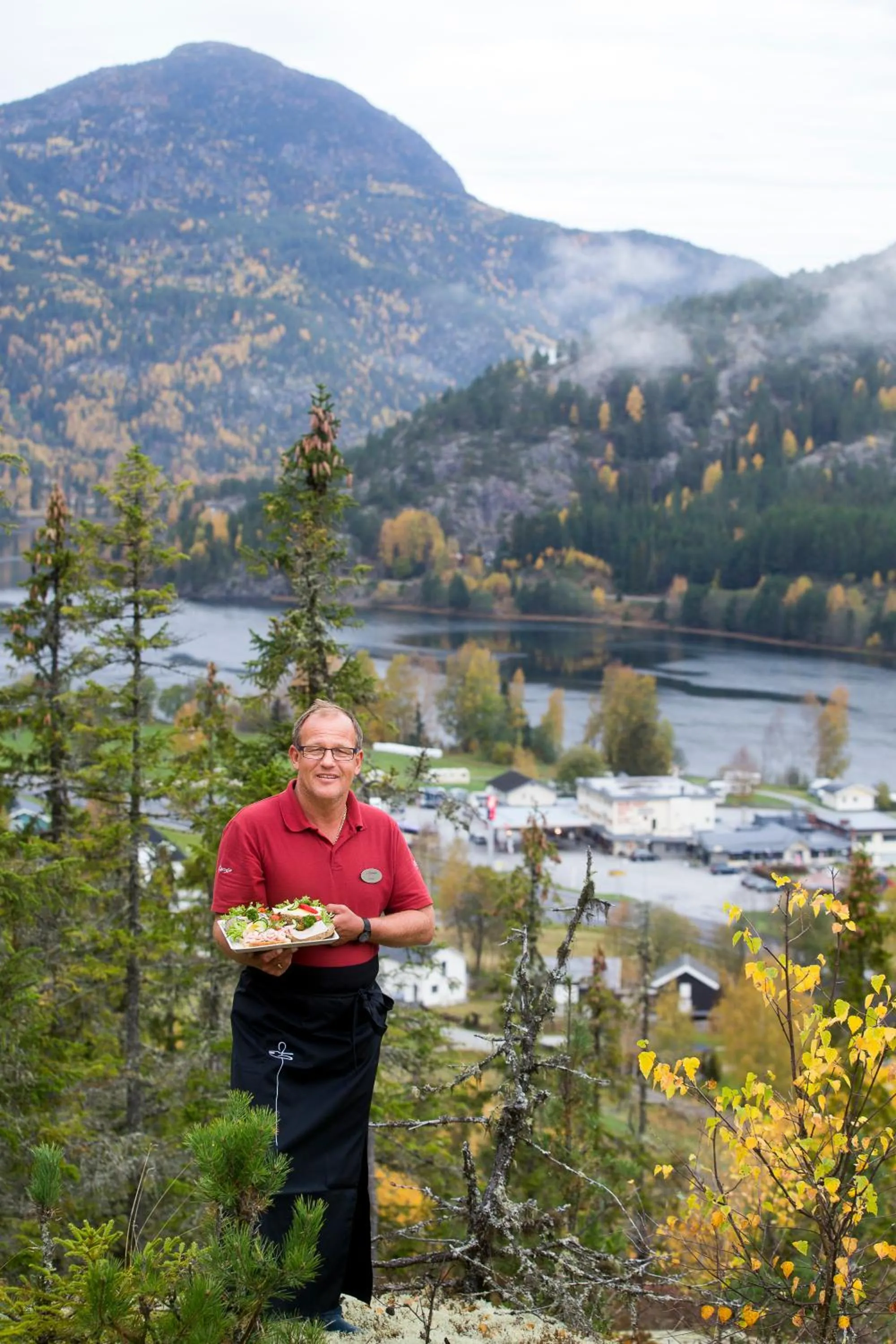 Bird's eye view in Motell Nor-Kro