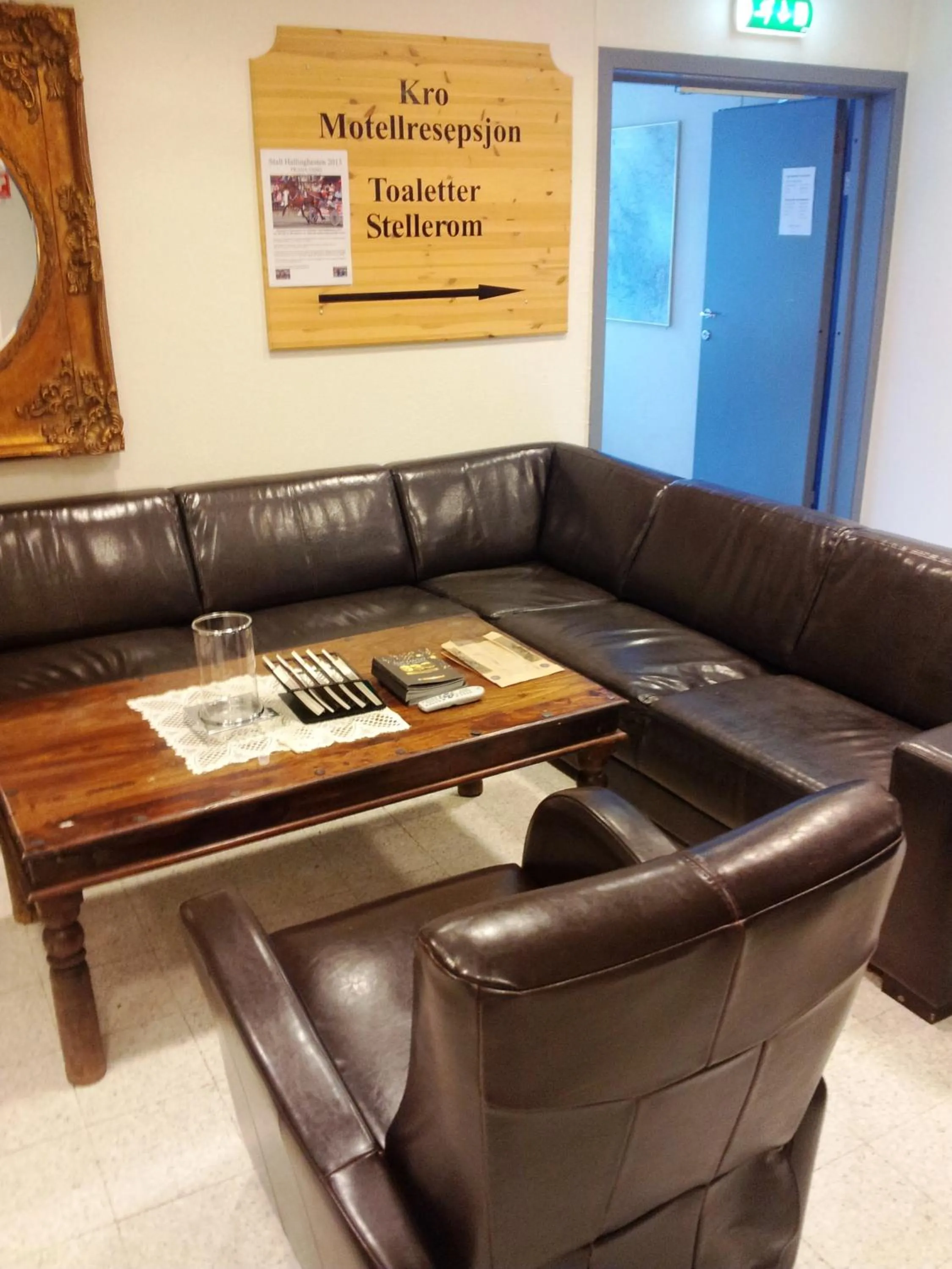 Lobby or reception in Motell Nor-Kro