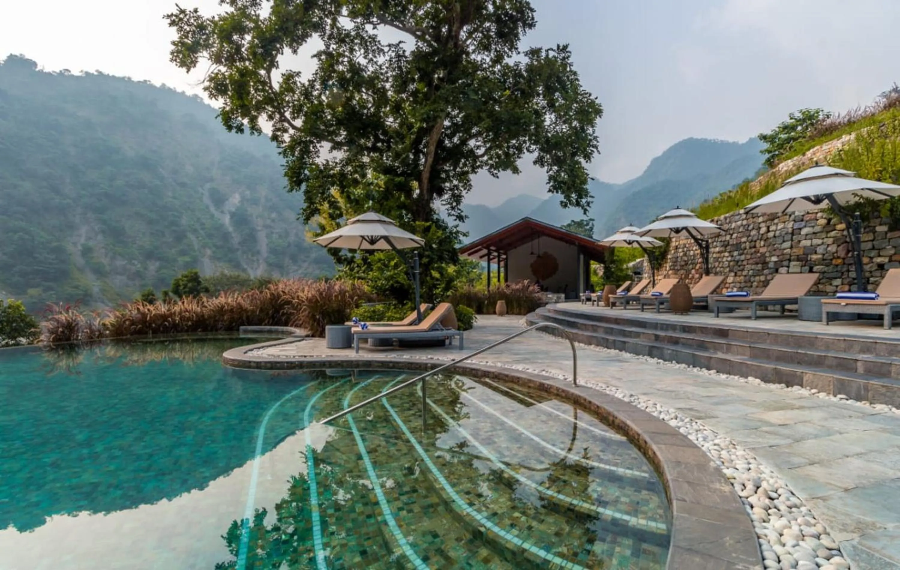 Swimming pool in Taj Rishikesh Resort & Spa Uttarakhand