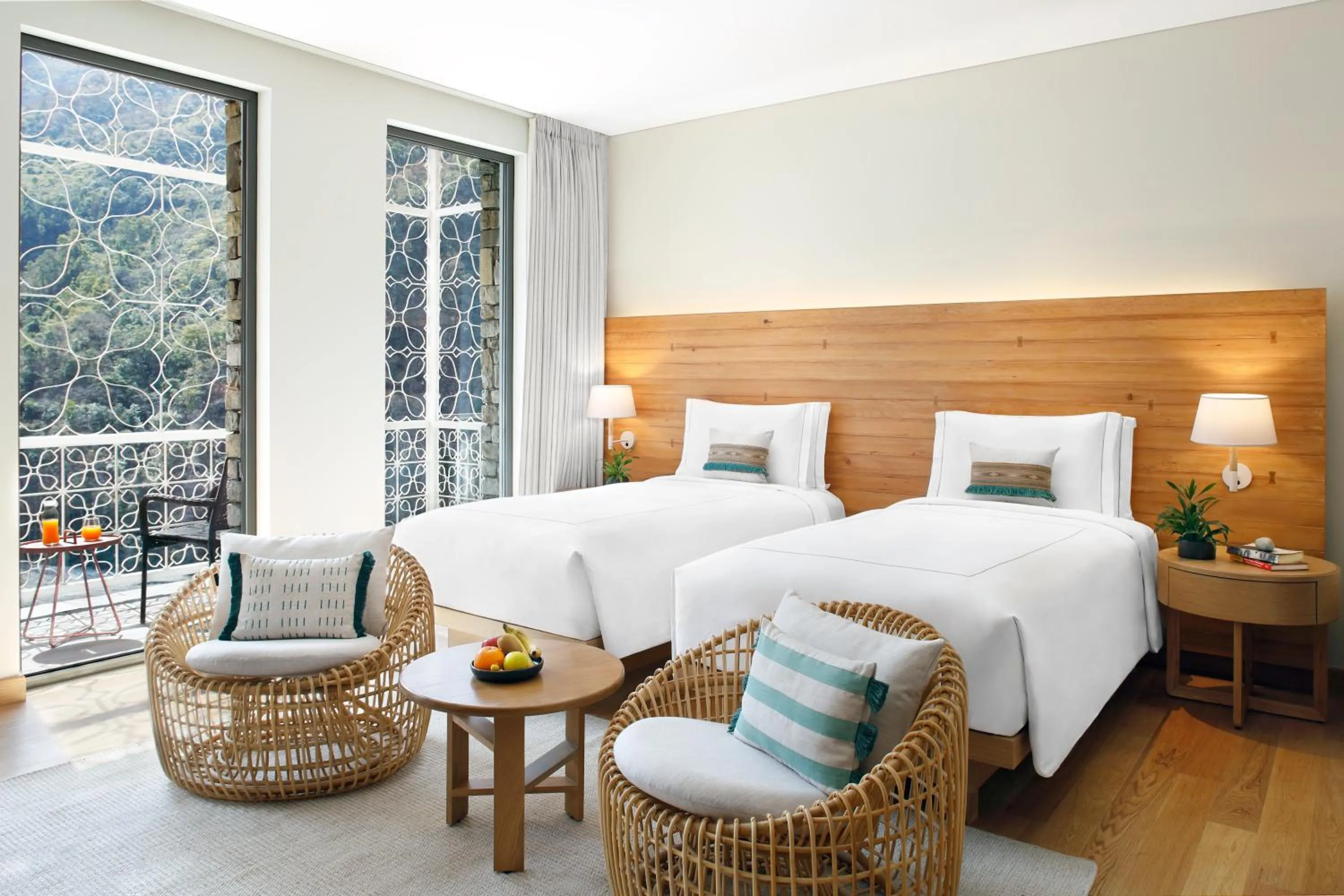 Photo of the whole room, Bed in Taj Rishikesh Resort & Spa Uttarakhand