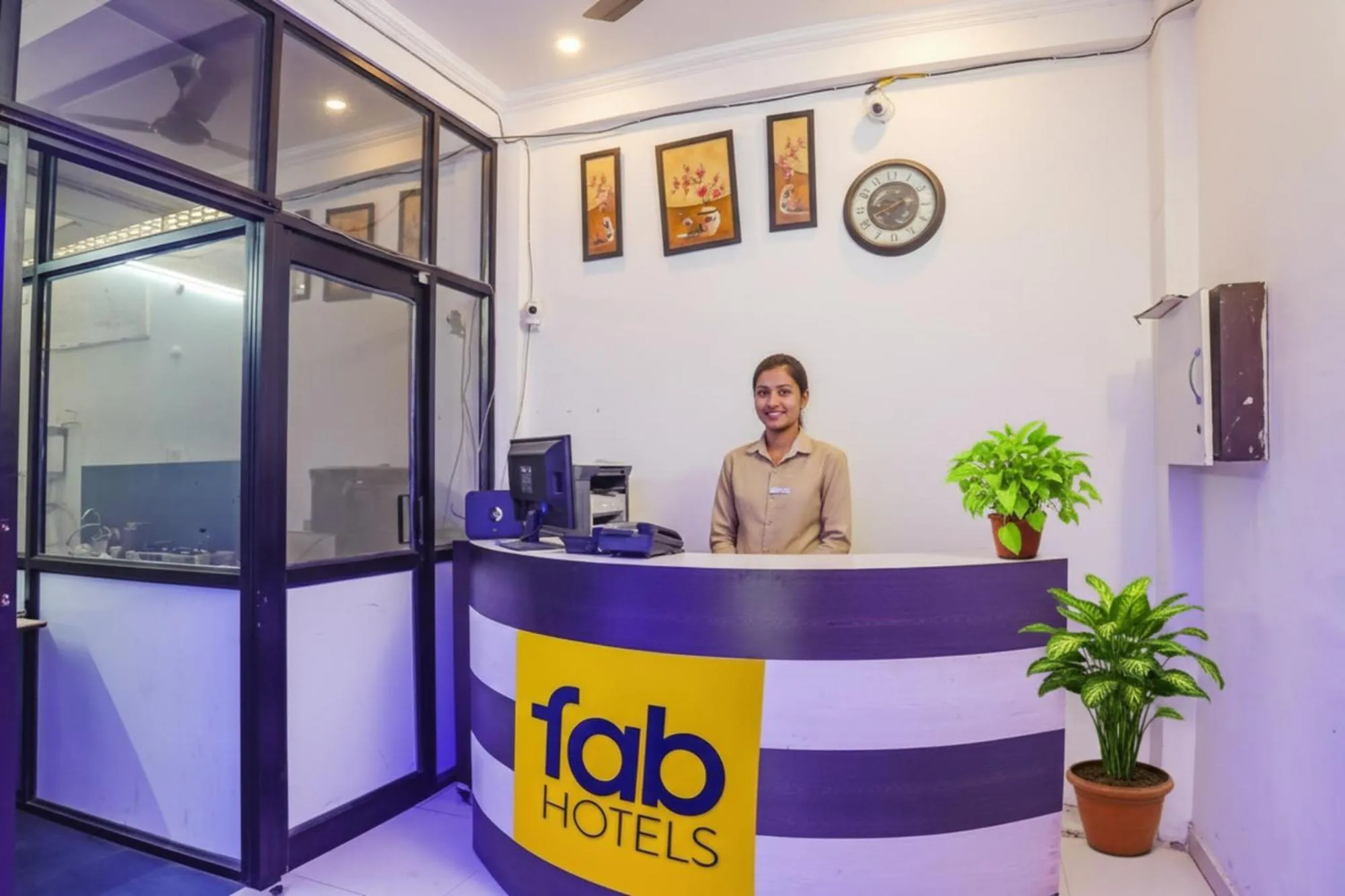 Lobby or reception in FabHotel The Vinayak