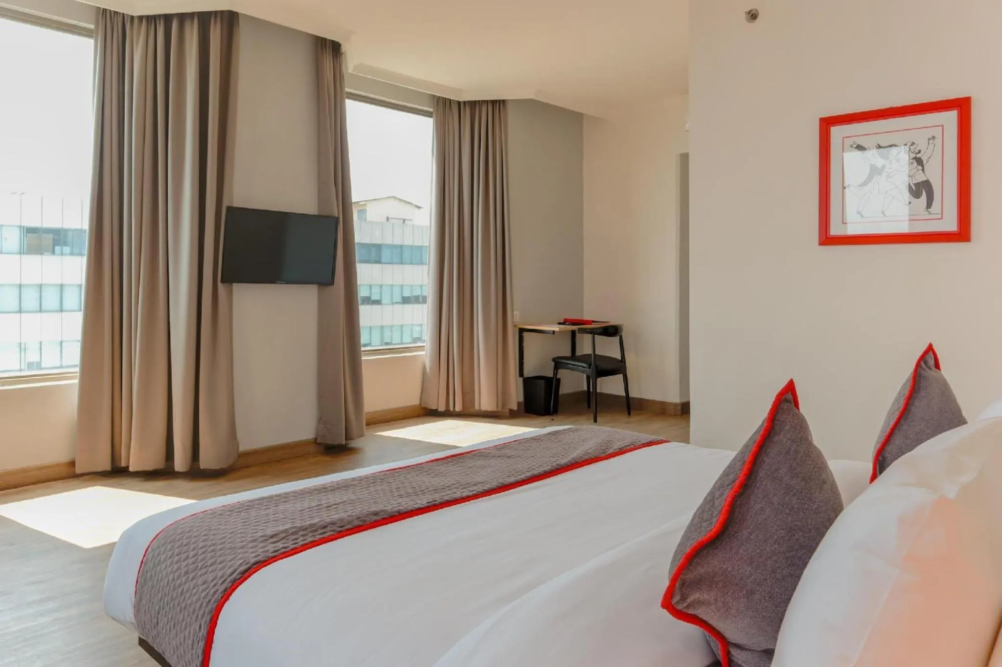 Bedroom, Bed in Super OYO Townhouse 2 Hotel Gunung Sahari