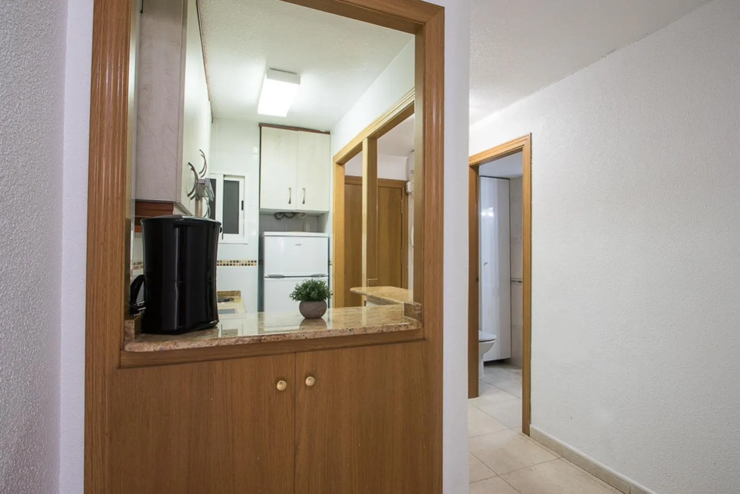 Kitchen or kitchenette in Apartamentos Las Carabelas