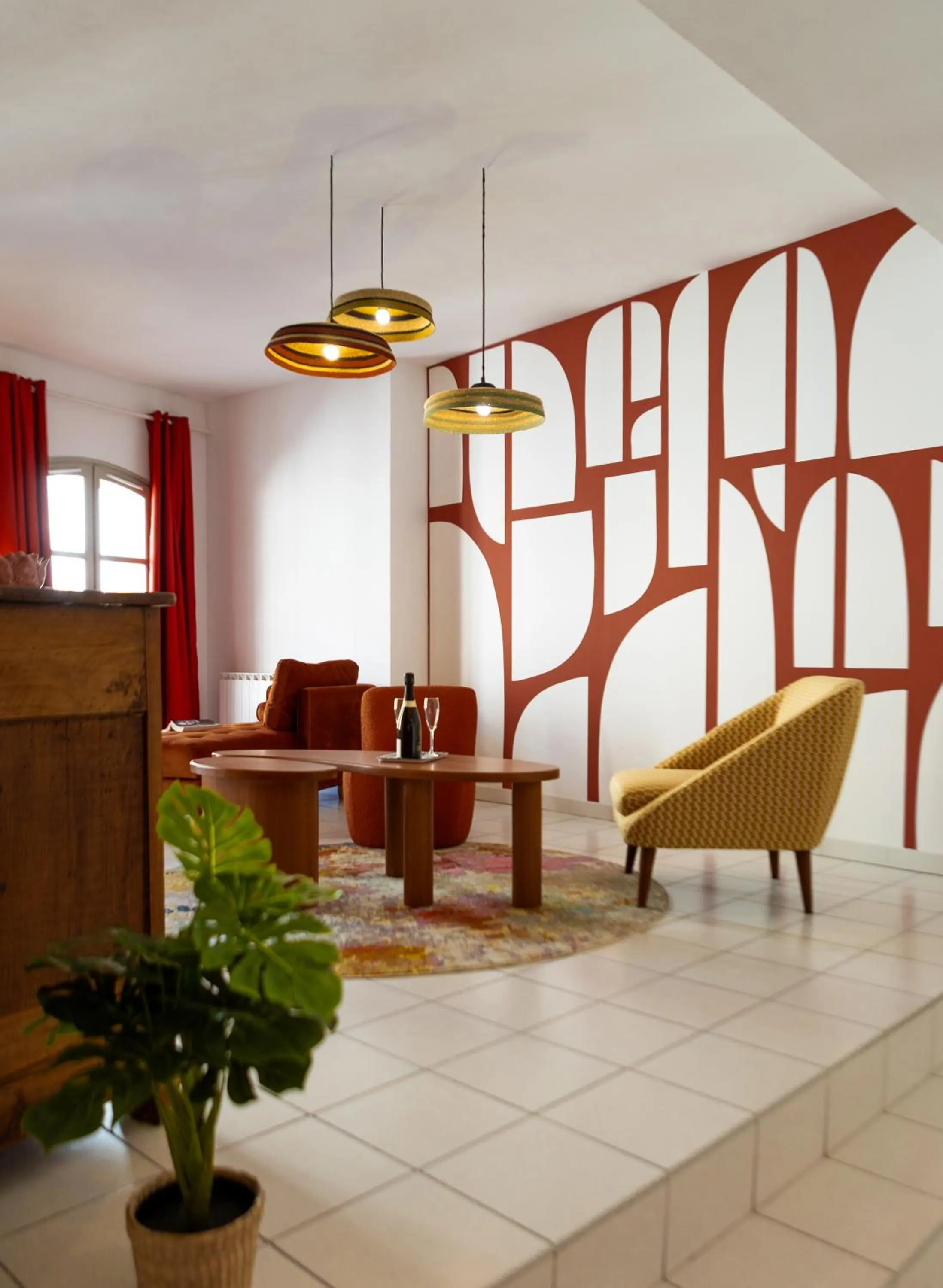 Living room in Garlande Hôtel Avignon Centre