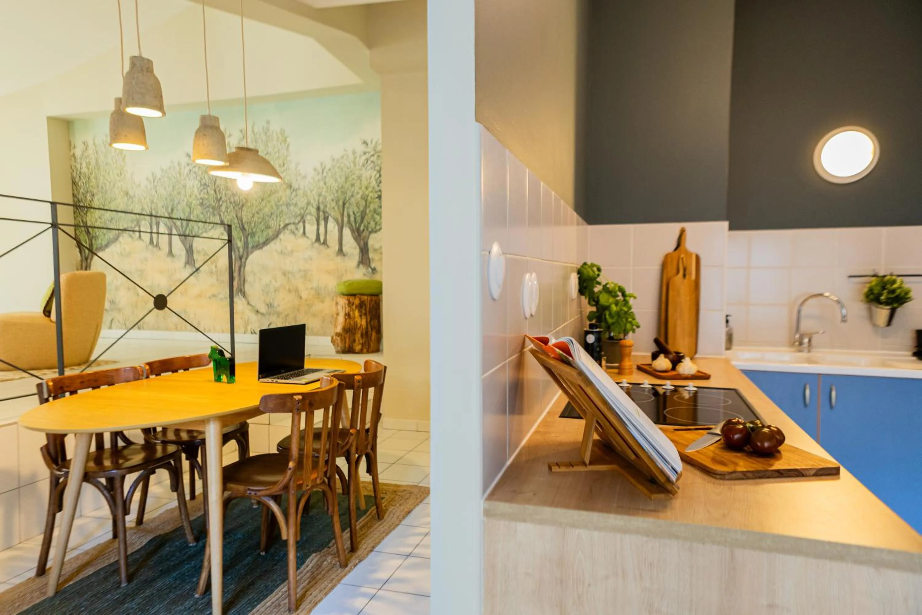 kitchen in Garlande Hôtel Avignon Centre