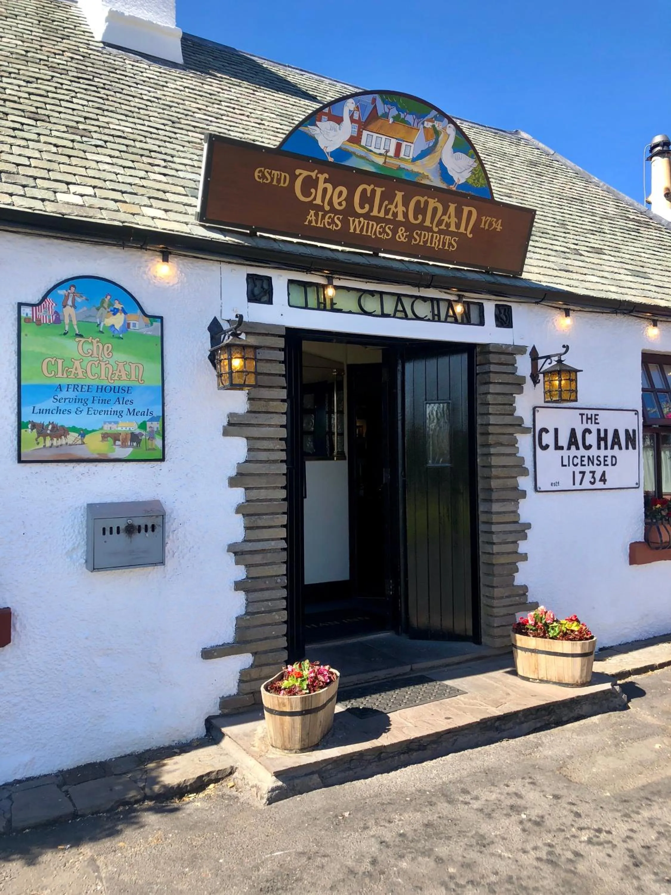 Property building in The Clachan Inn