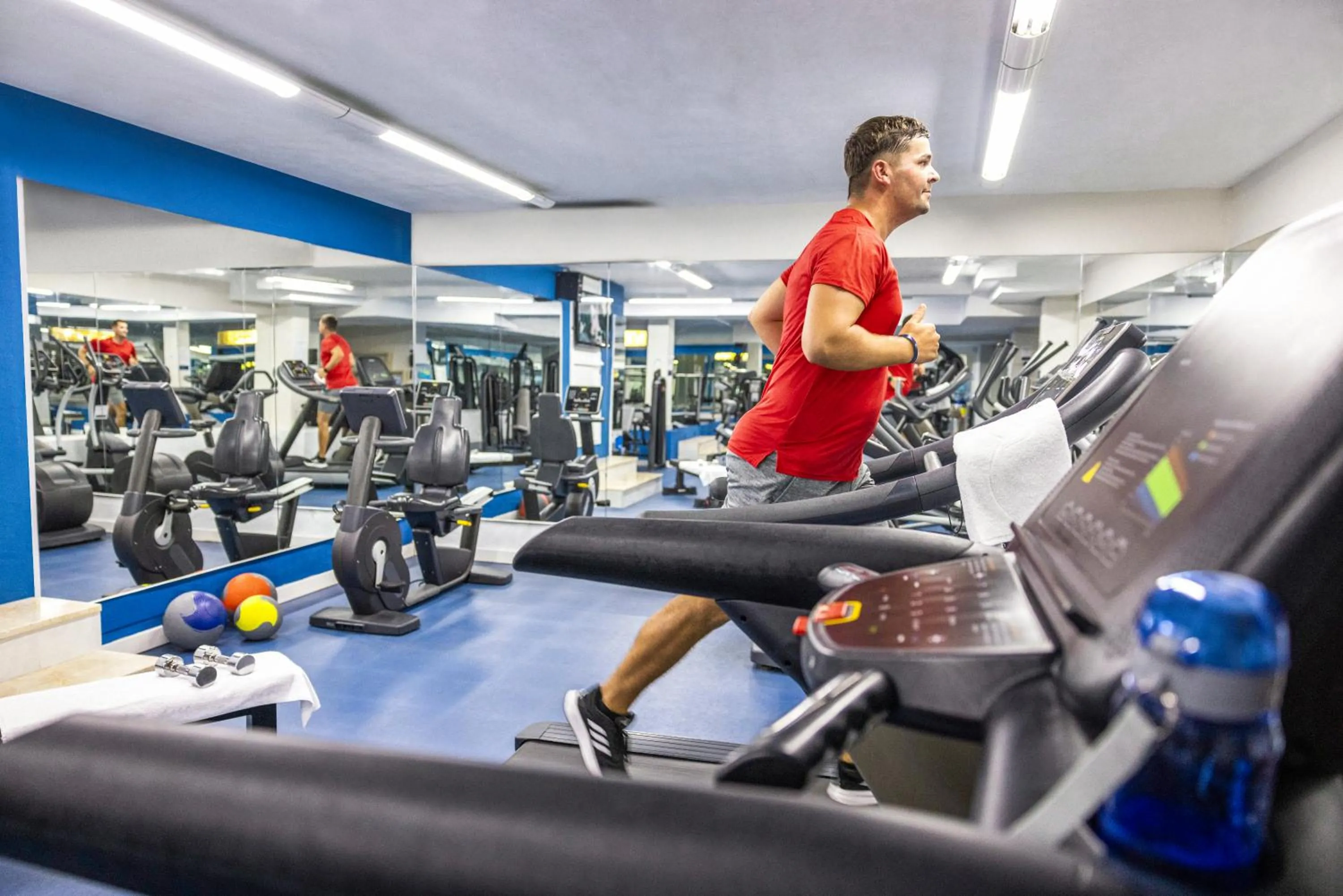 Fitness centre/facilities in Grupotel Alcudia Pins