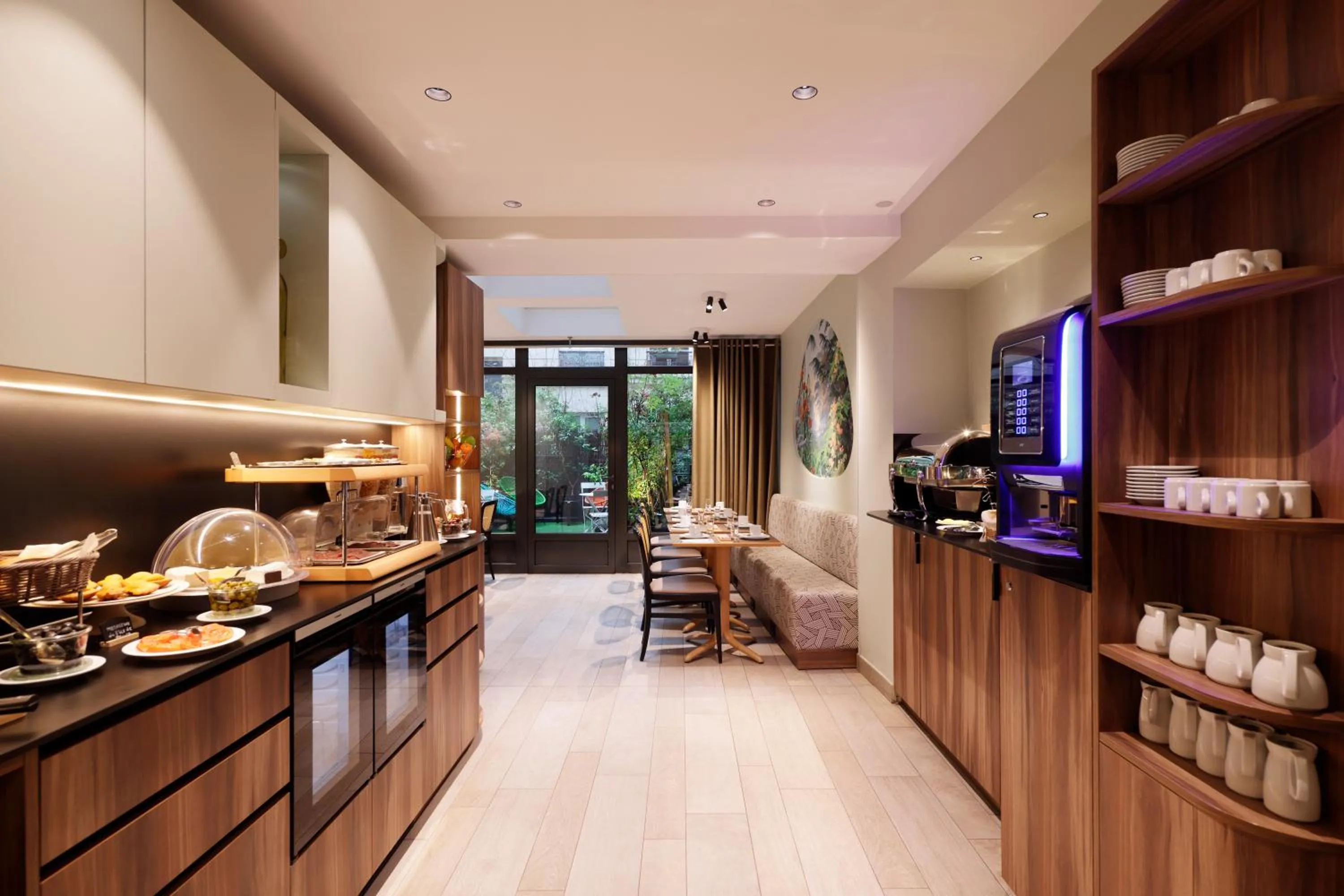 Buffet breakfast in Hotel Eden