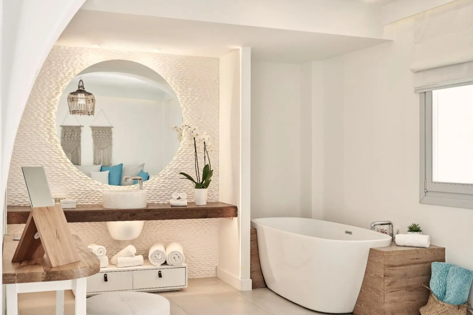 Bathroom in Nikki Beach Resort & Spa Santorini