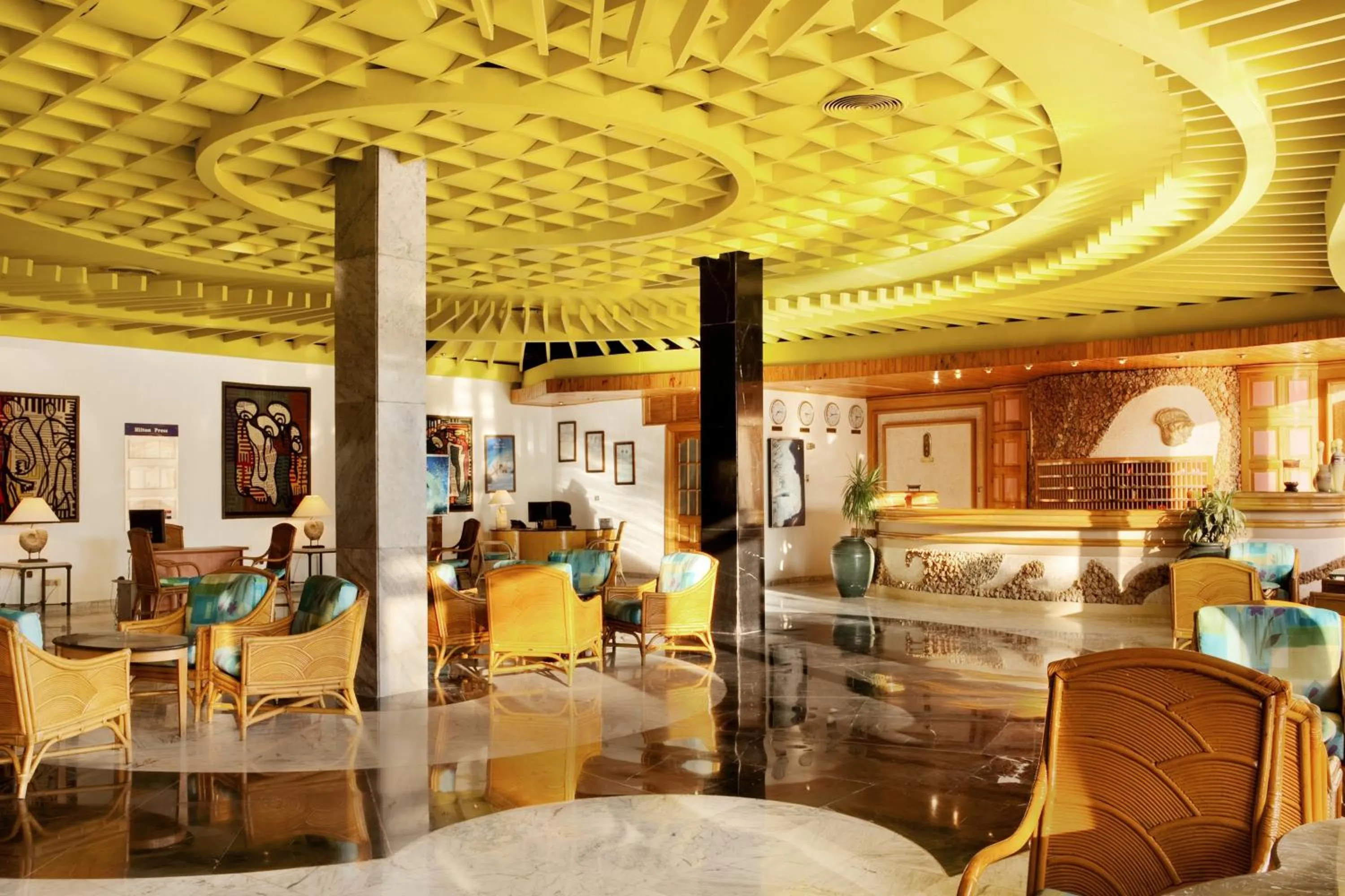 Communal lounge/ TV room in TIME Coral Nuweiba Resort