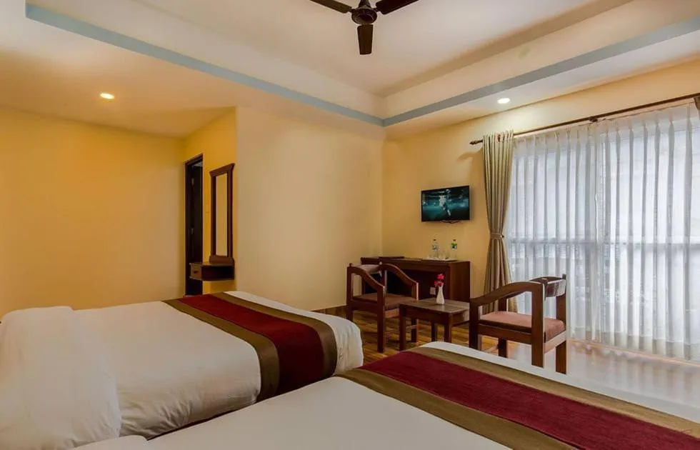 Bed in Hotel Snow Peak