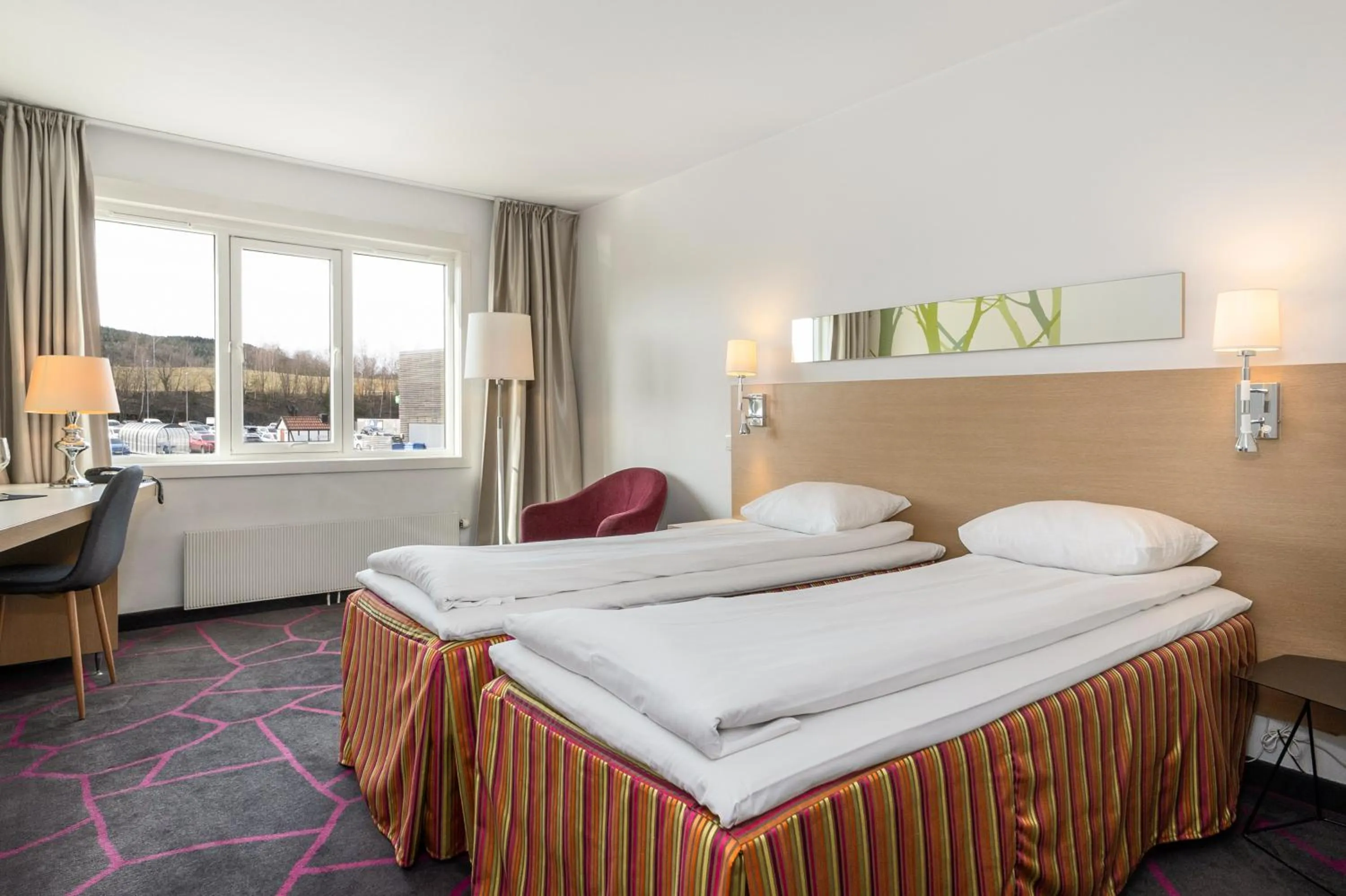 Bed in Frichs Hotel Hamar