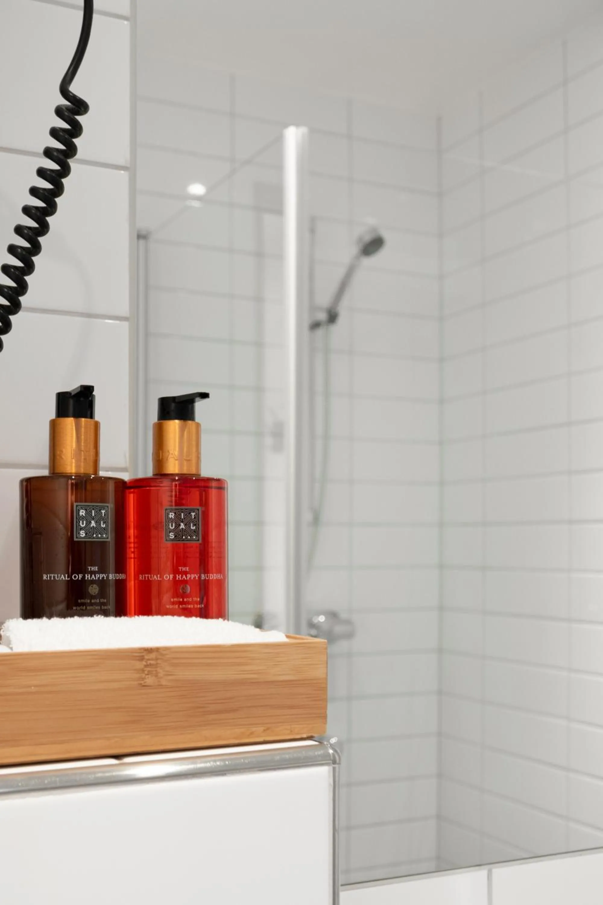 Shower in Frichs Hotel Hamar