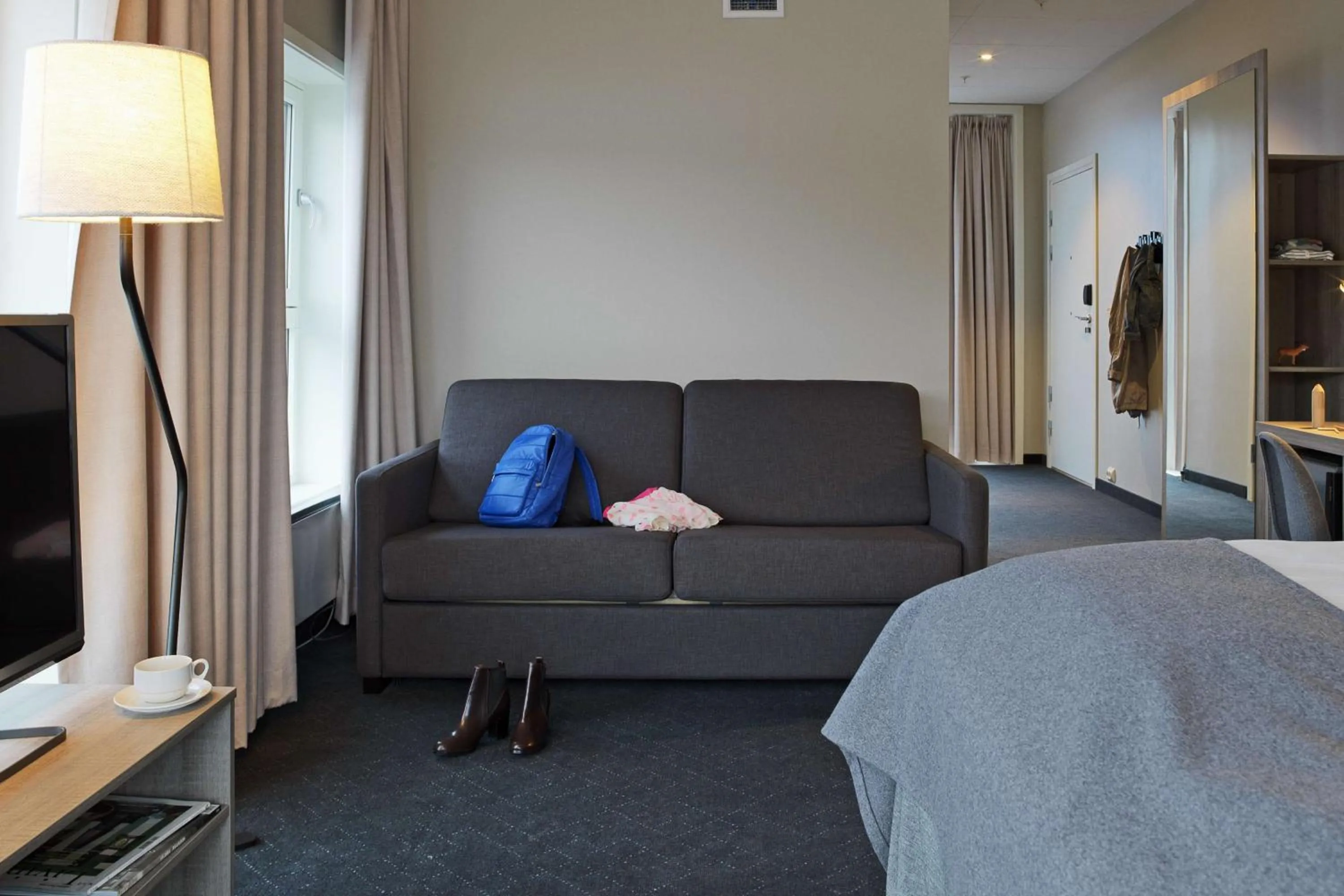 Bedroom in Scandic Ishavshotel