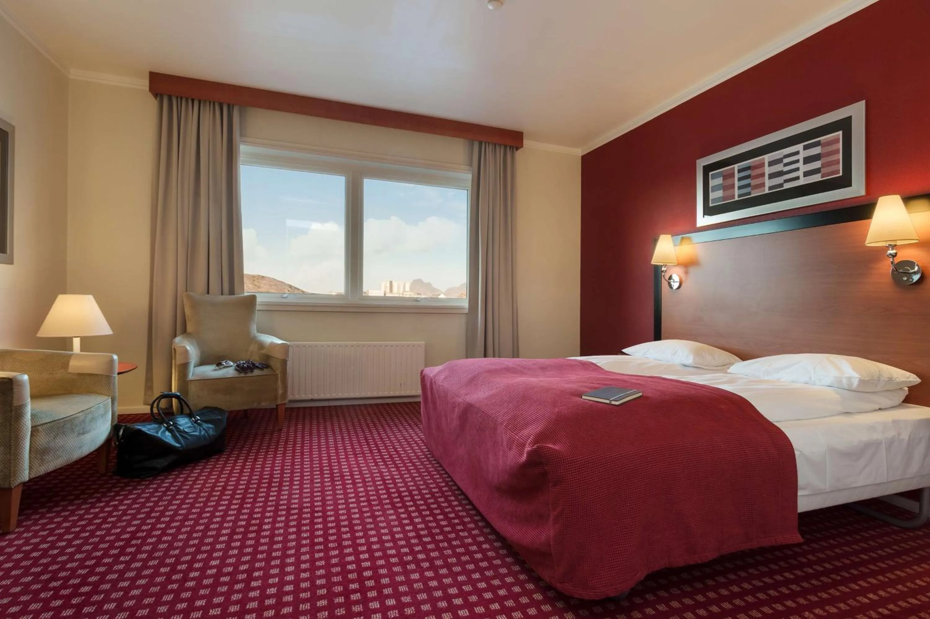 Photo of the whole room, Bed in Scandic Bodø