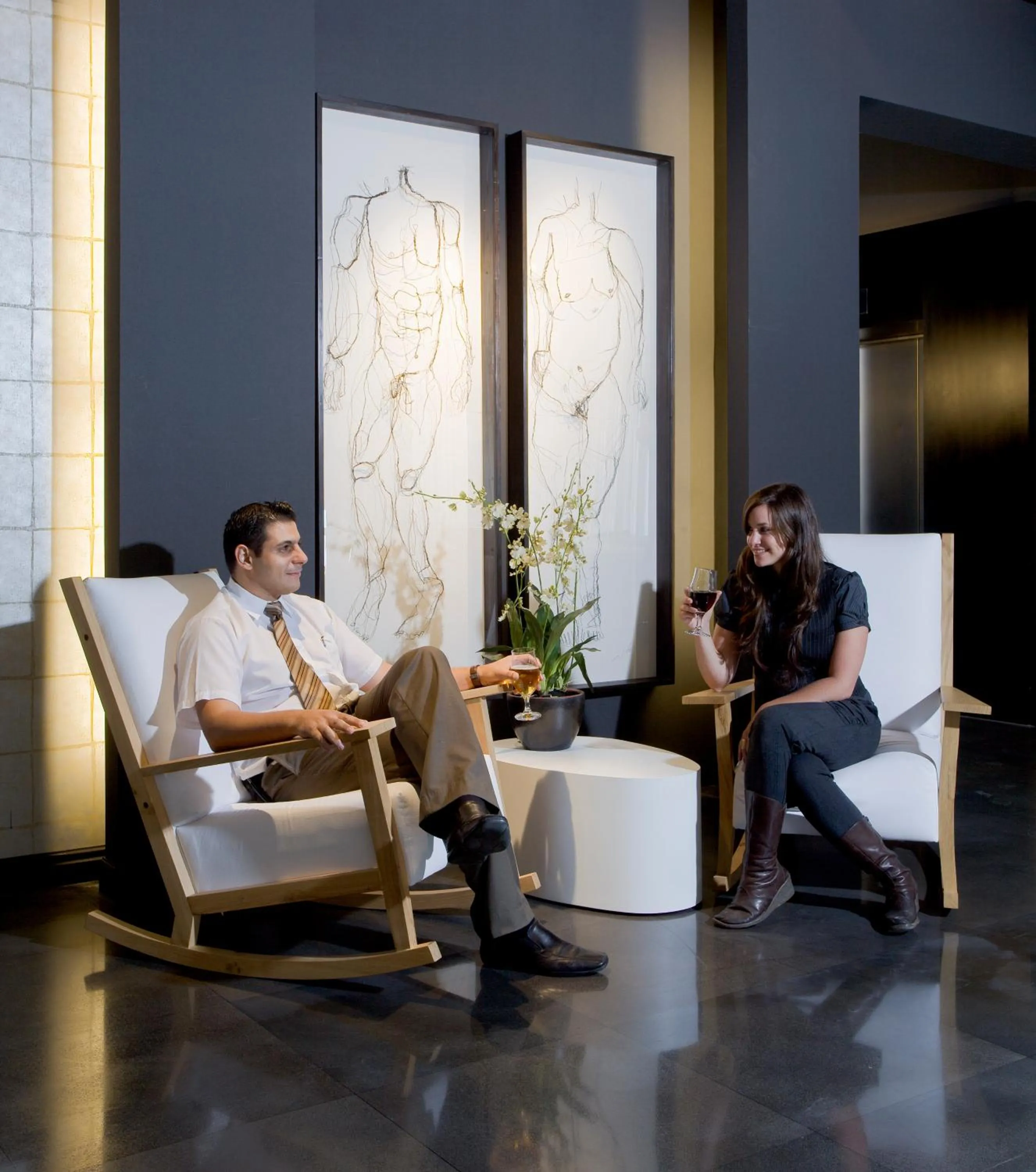 Lobby or reception in Leonardo Boutique Hotel Tel Aviv