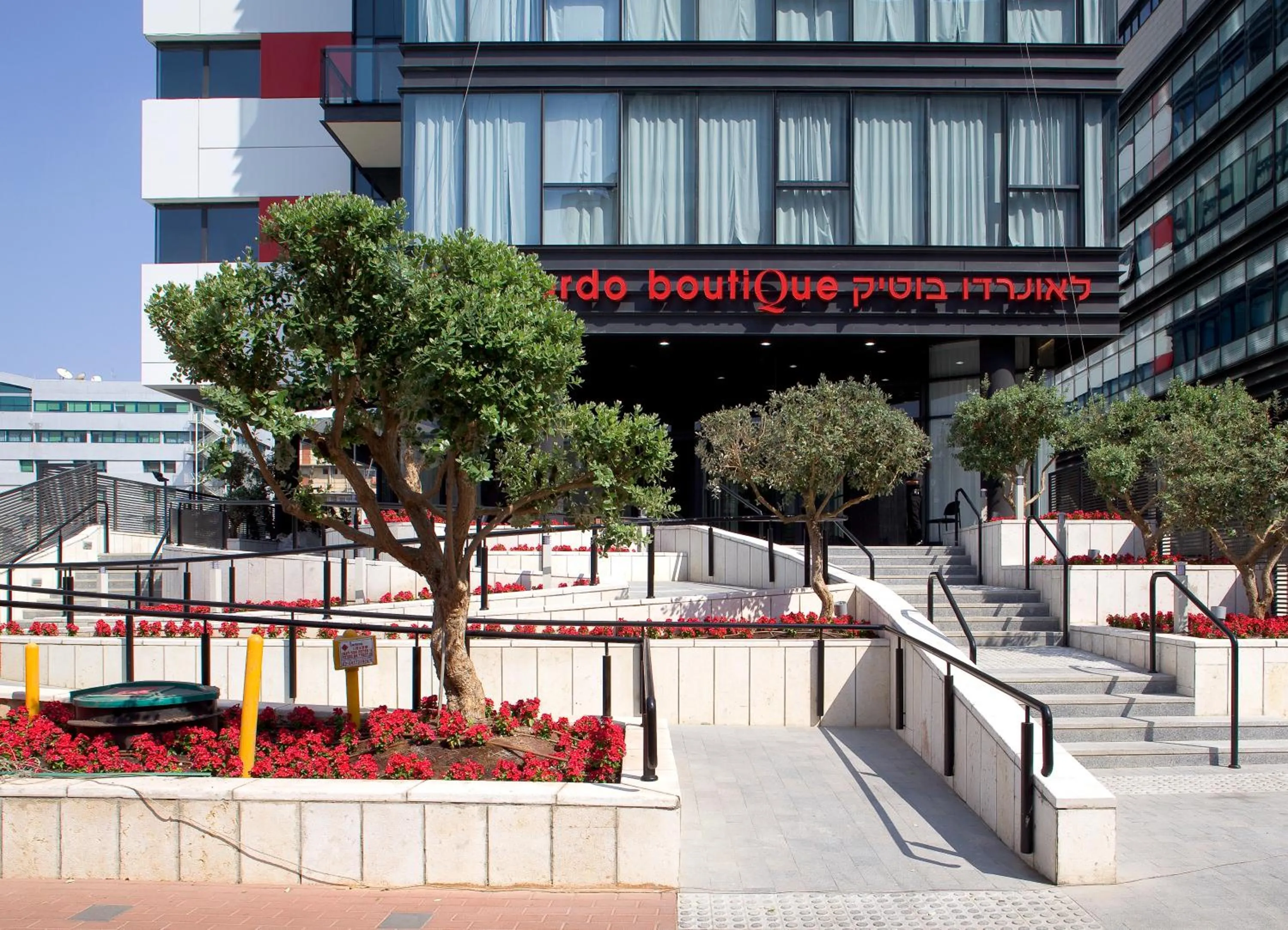 Facade/entrance in Leonardo Boutique Hotel Tel Aviv
