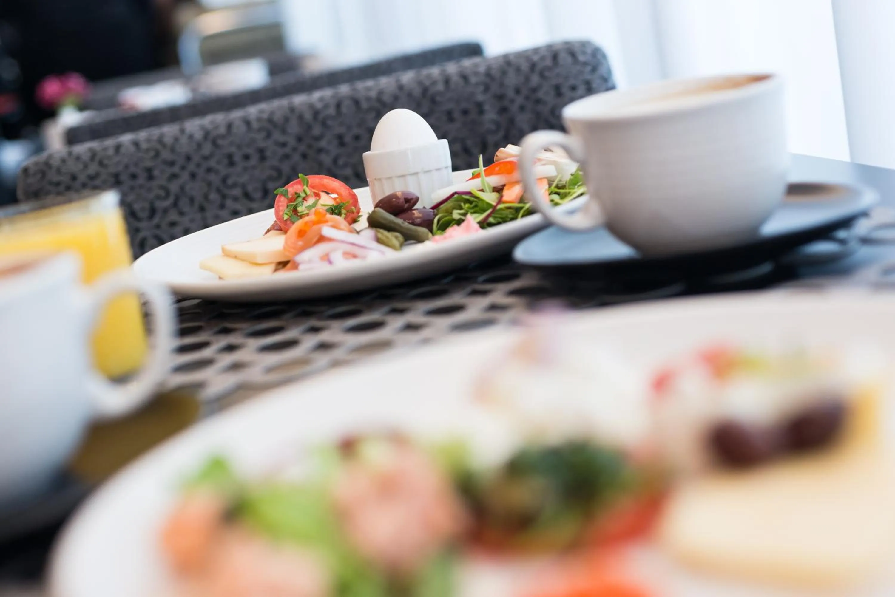 Buffet breakfast in Leonardo Boutique Hotel Tel Aviv