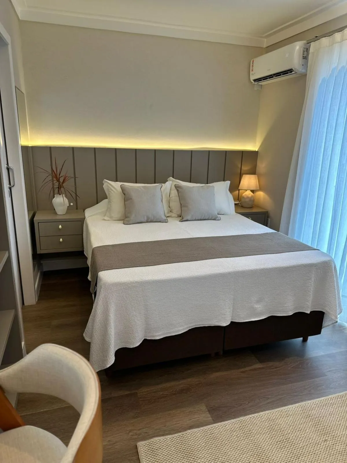 Bed in Pousada Cristalmar