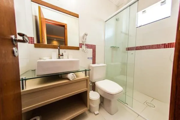 Bathroom in Pousada Cristalmar