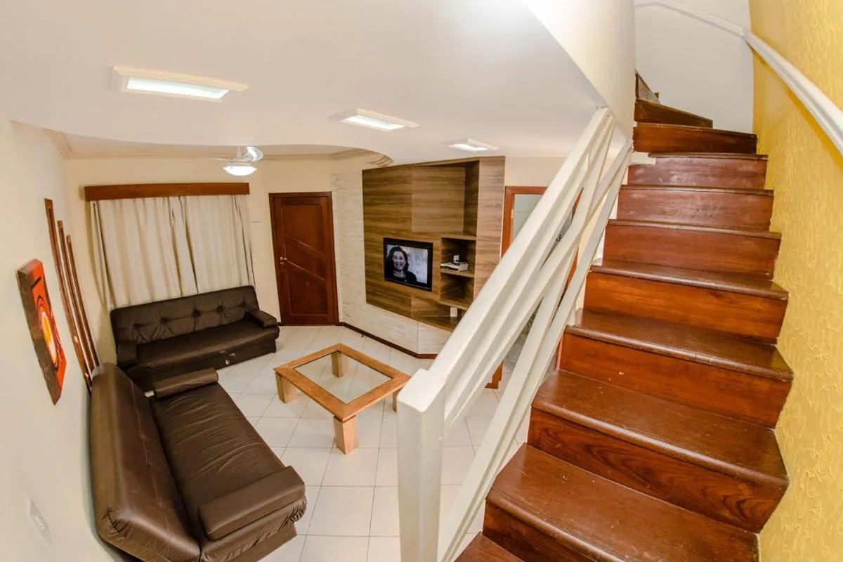 Communal lounge/ TV room in Pousada Cristalmar