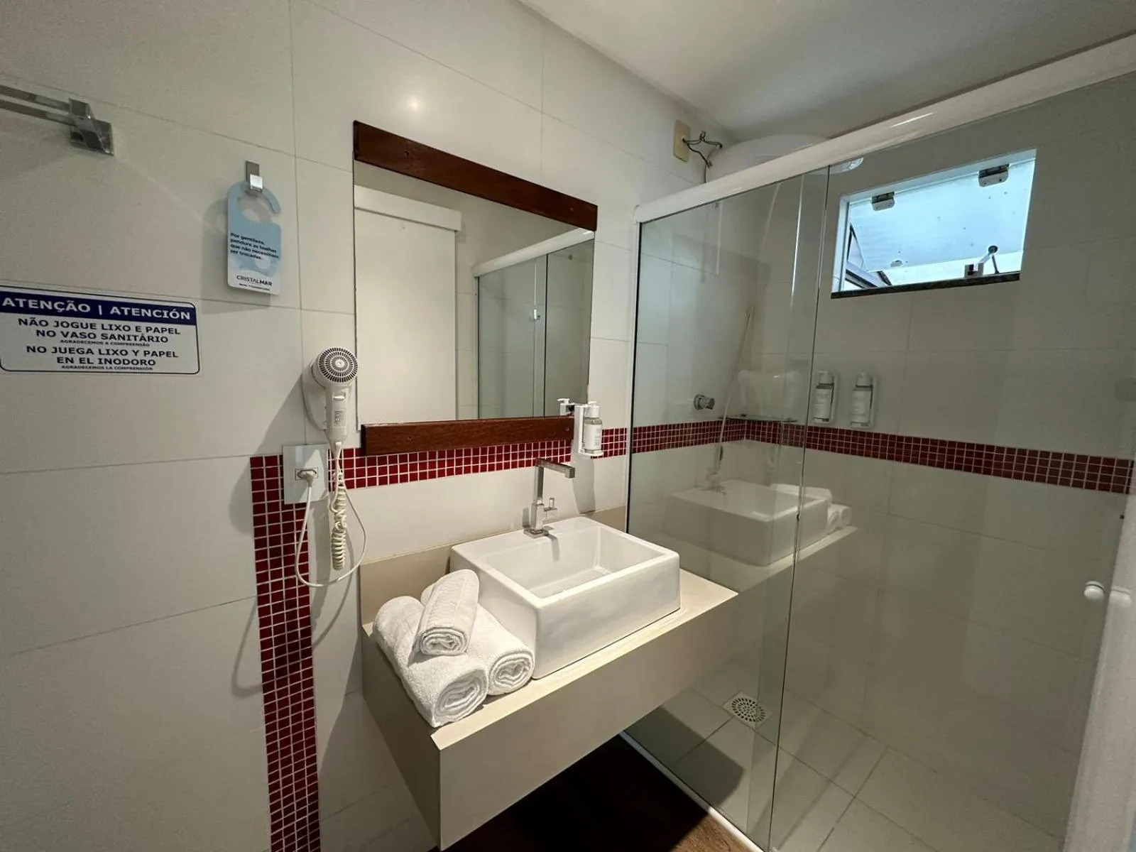 Bathroom in Pousada Cristalmar