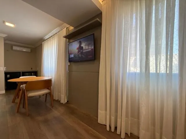 Communal lounge/ TV room in Pousada Cristalmar